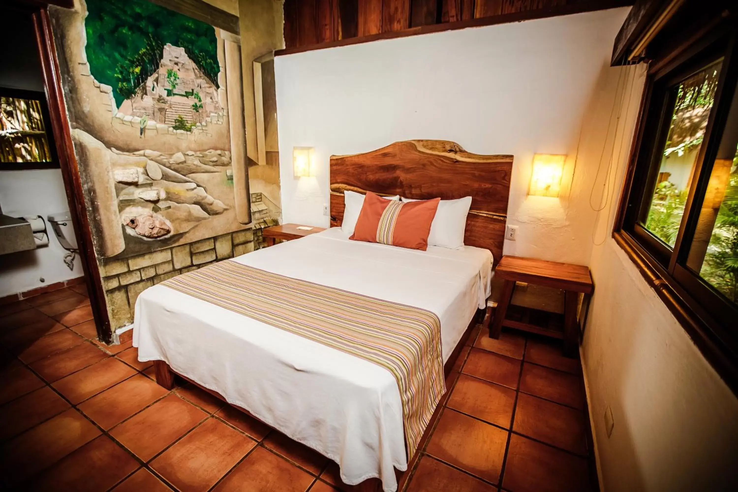 Bed in Hotel Rancho Encantado