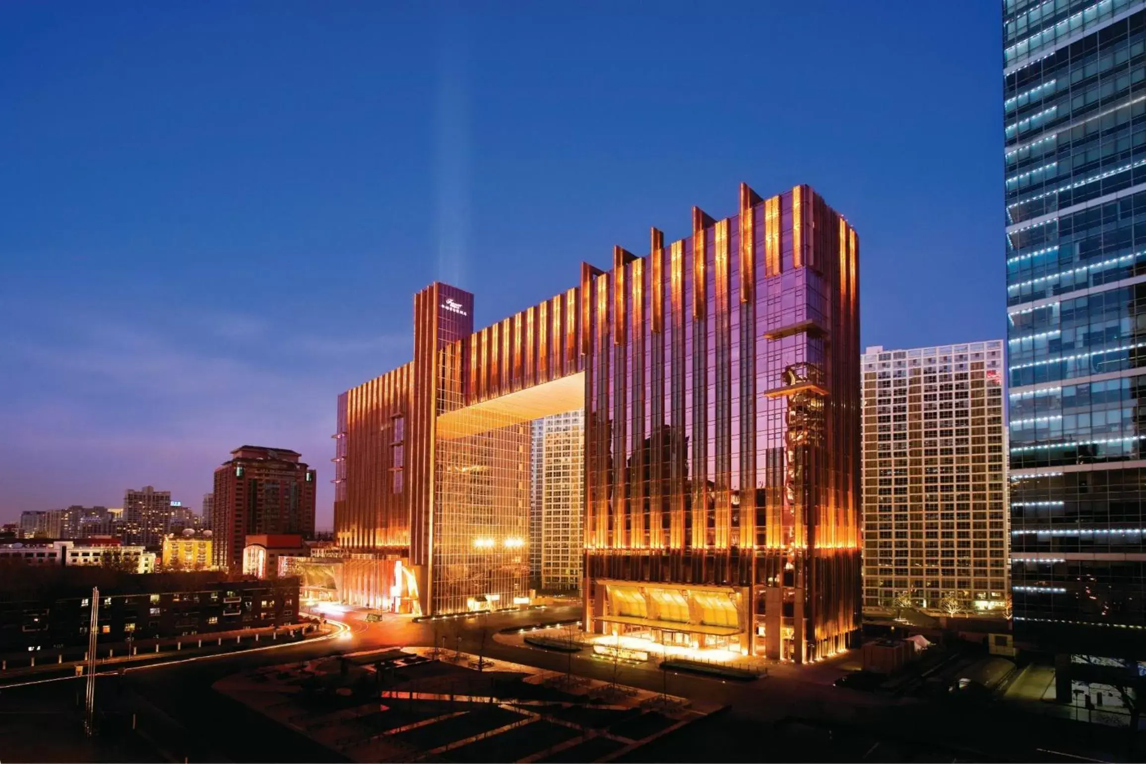 Facade/entrance in Fairmont Beijing