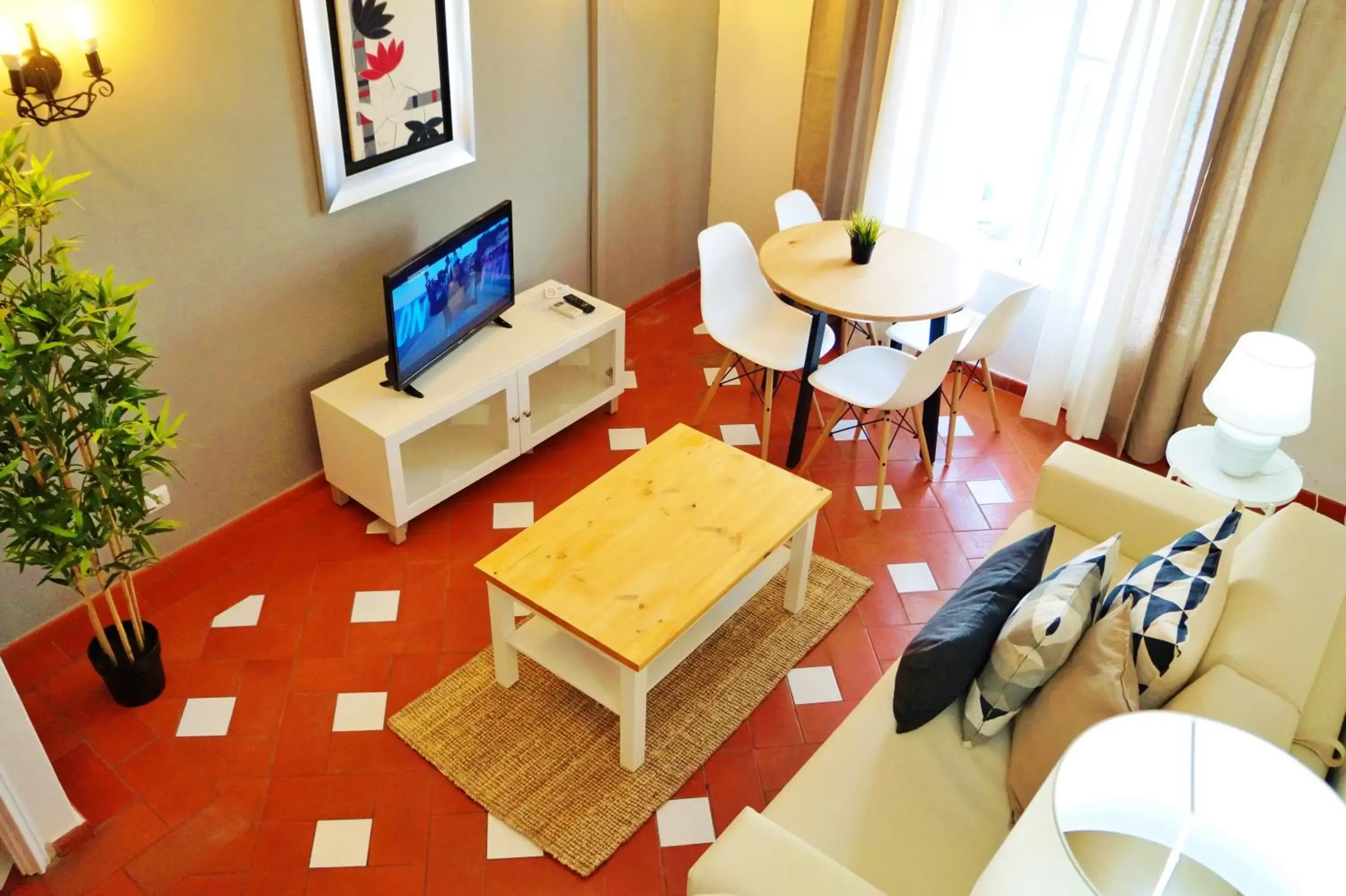 Living room, Seating Area in Baluarte da Vila Apartments