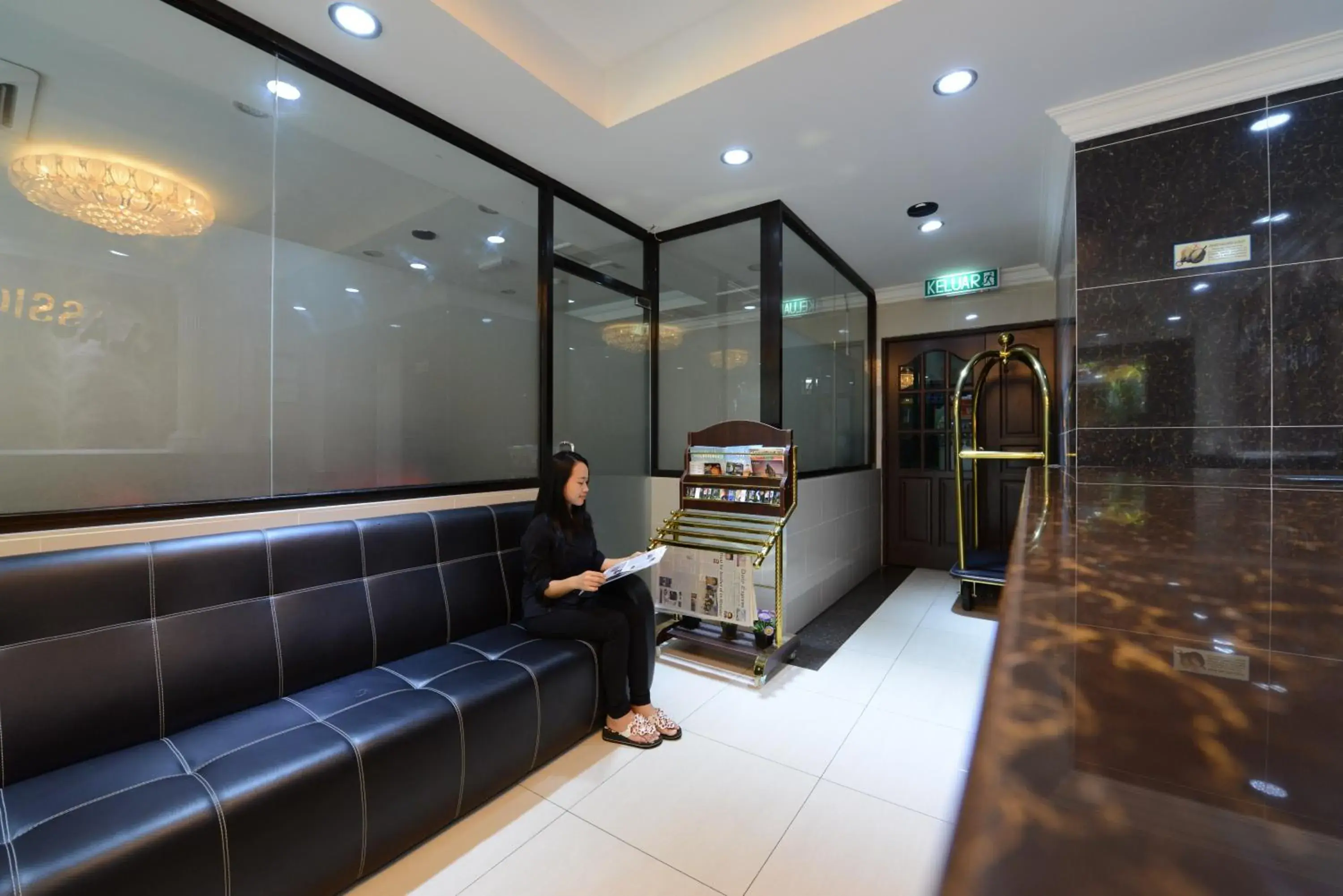 Lobby or reception in Classic Kinabalu Hotel