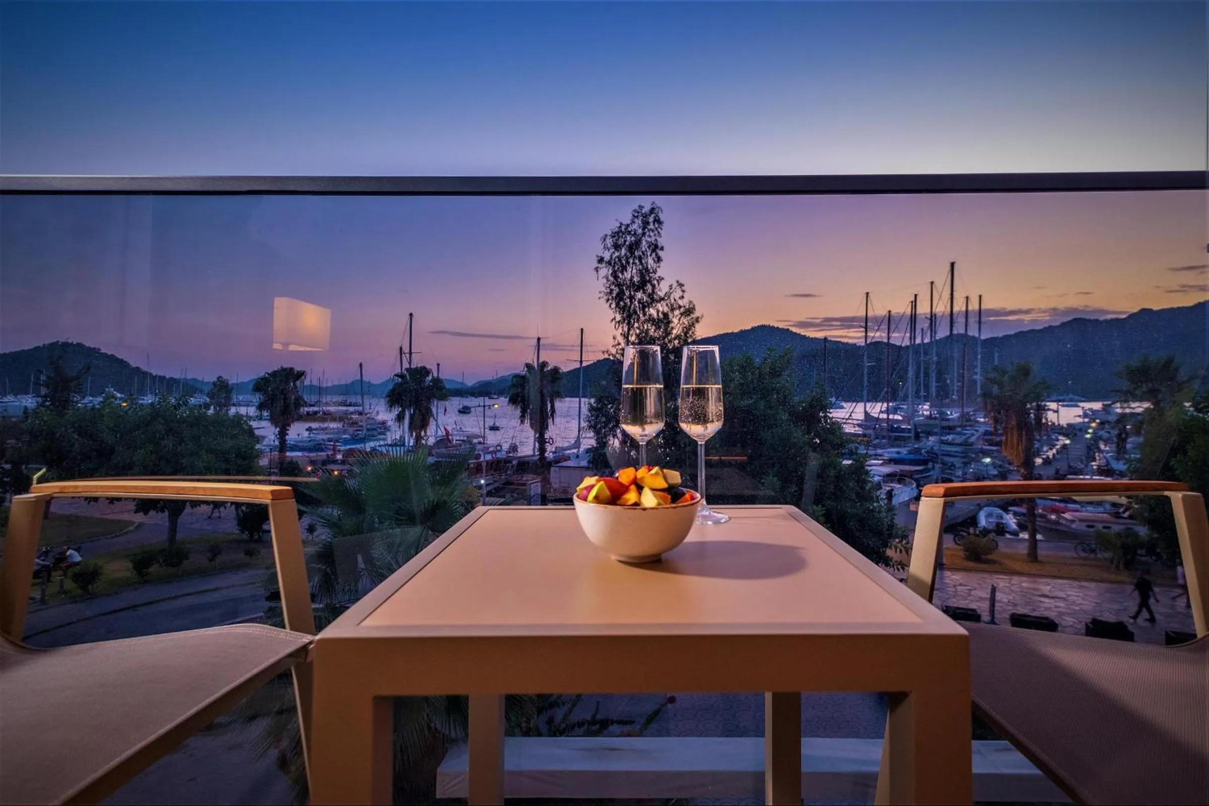 Balcony/Terrace in Hotel Marina Bay Göcek