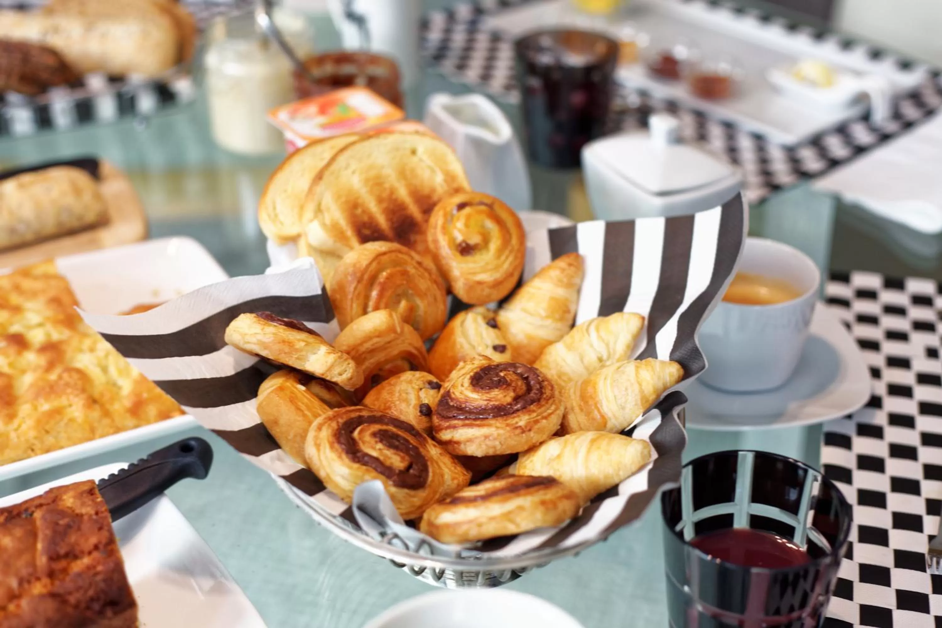 Continental breakfast in Villa Tiffany