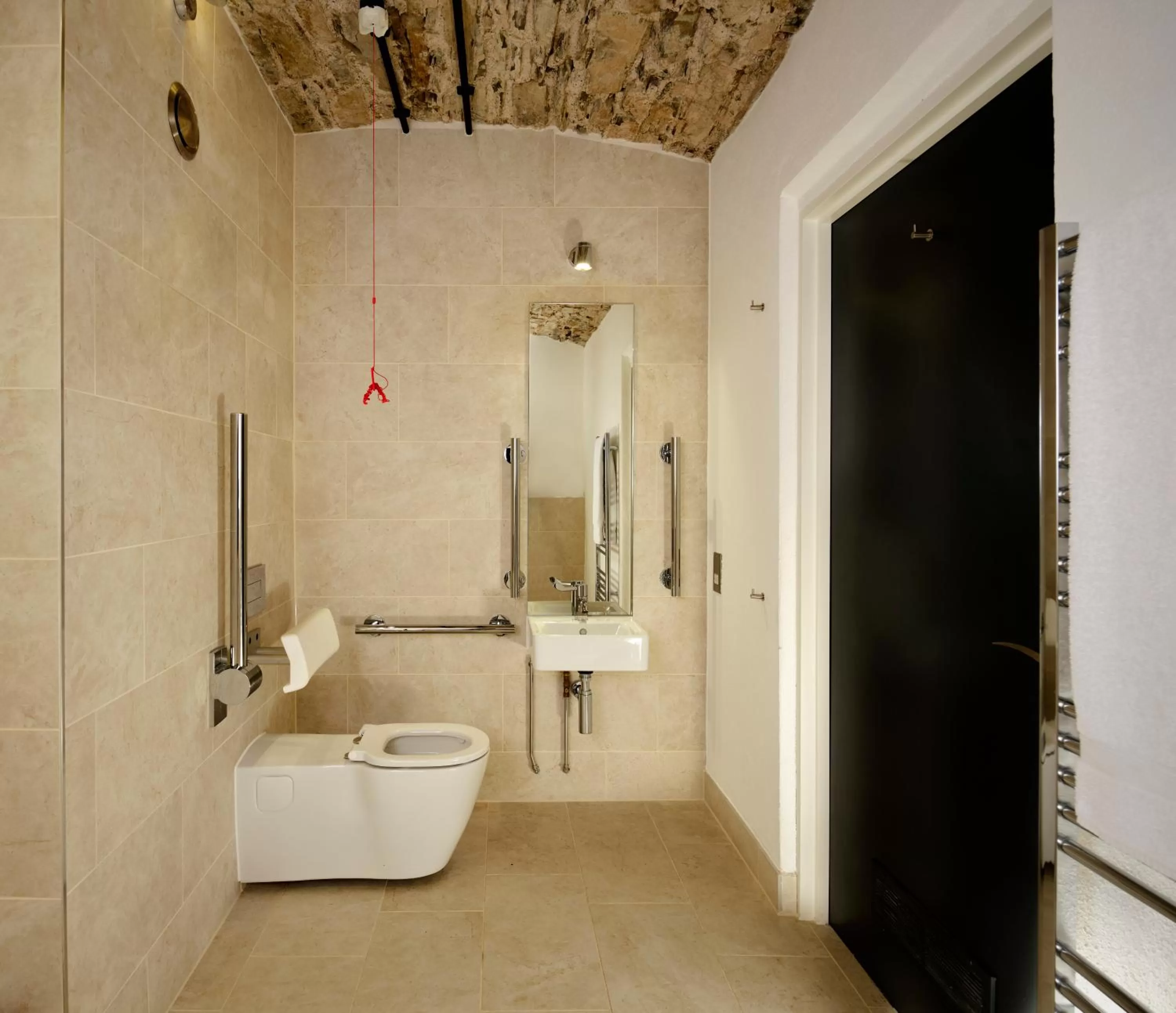 Toilet in Bodmin Jail Hotel