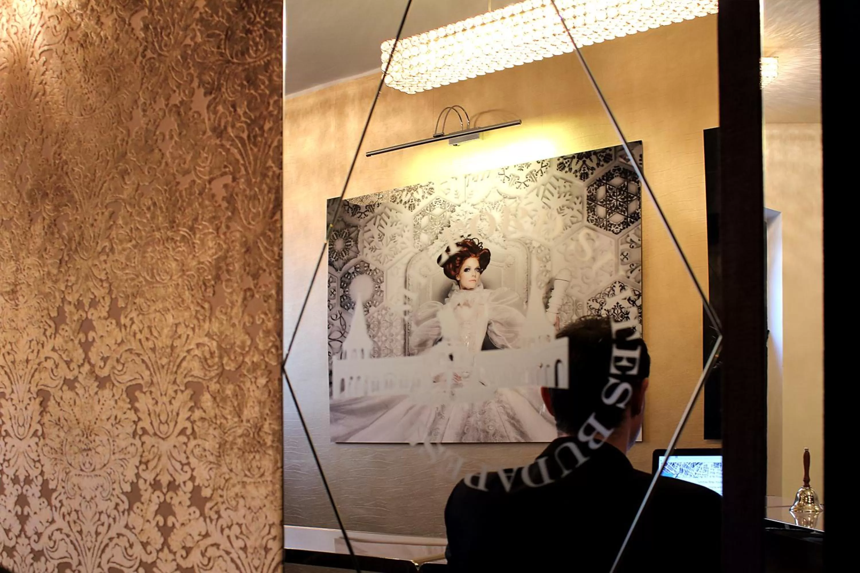 Decorative detail in Milford Suites Budapest