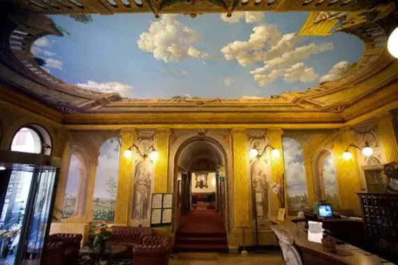 Lobby or reception in Hotel Colomba d'Oro