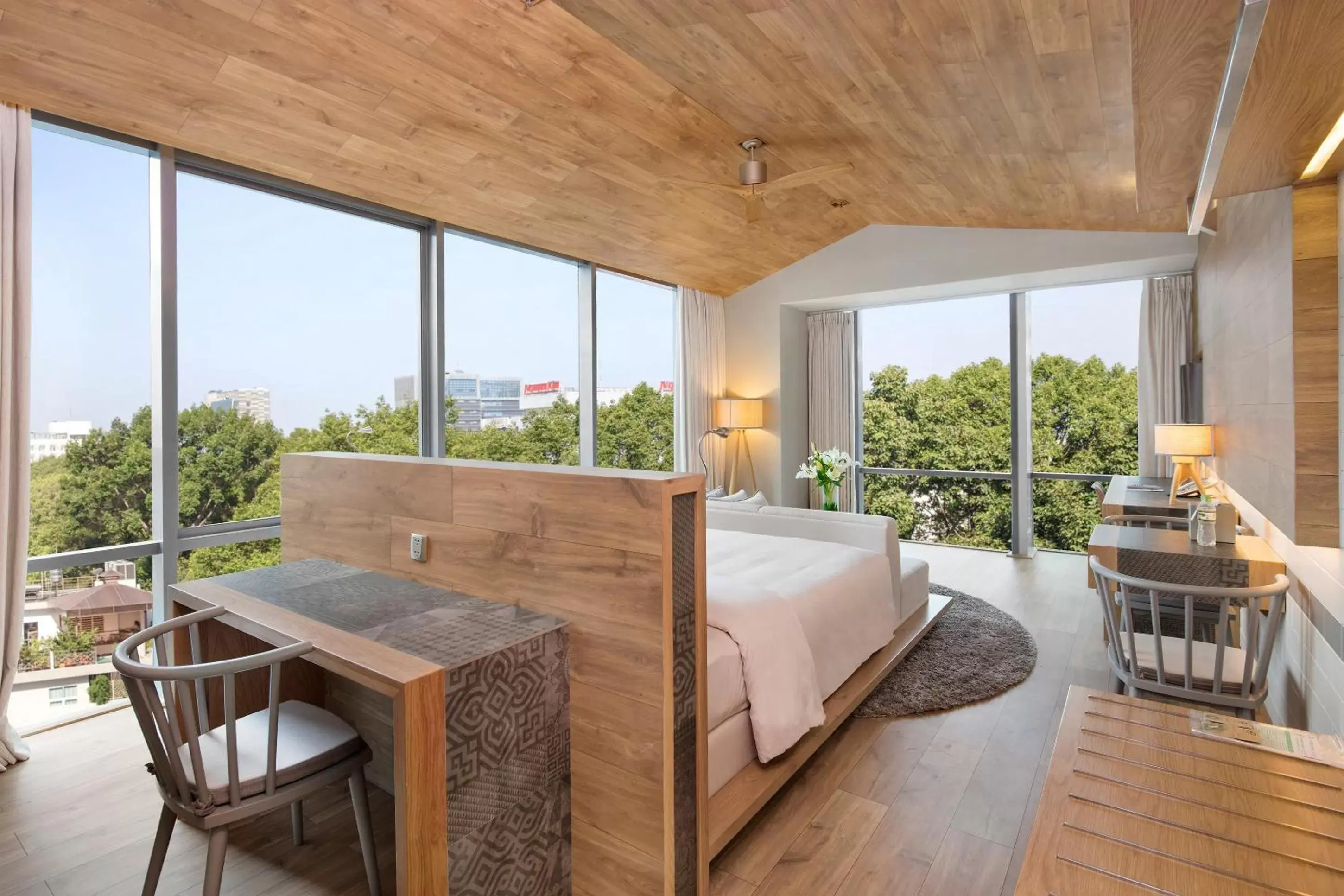 Bed in Fusion Suites Saigon Bed in Fusion Suites Saigon