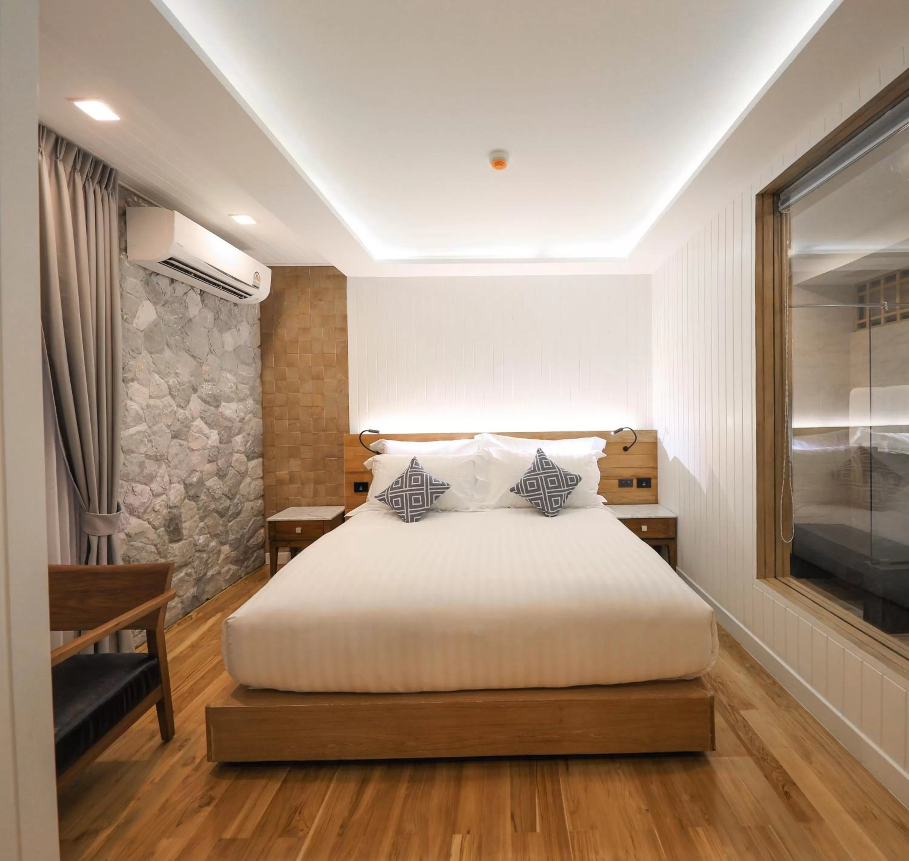 Bed in Kundala Beach Resort Hua Hin