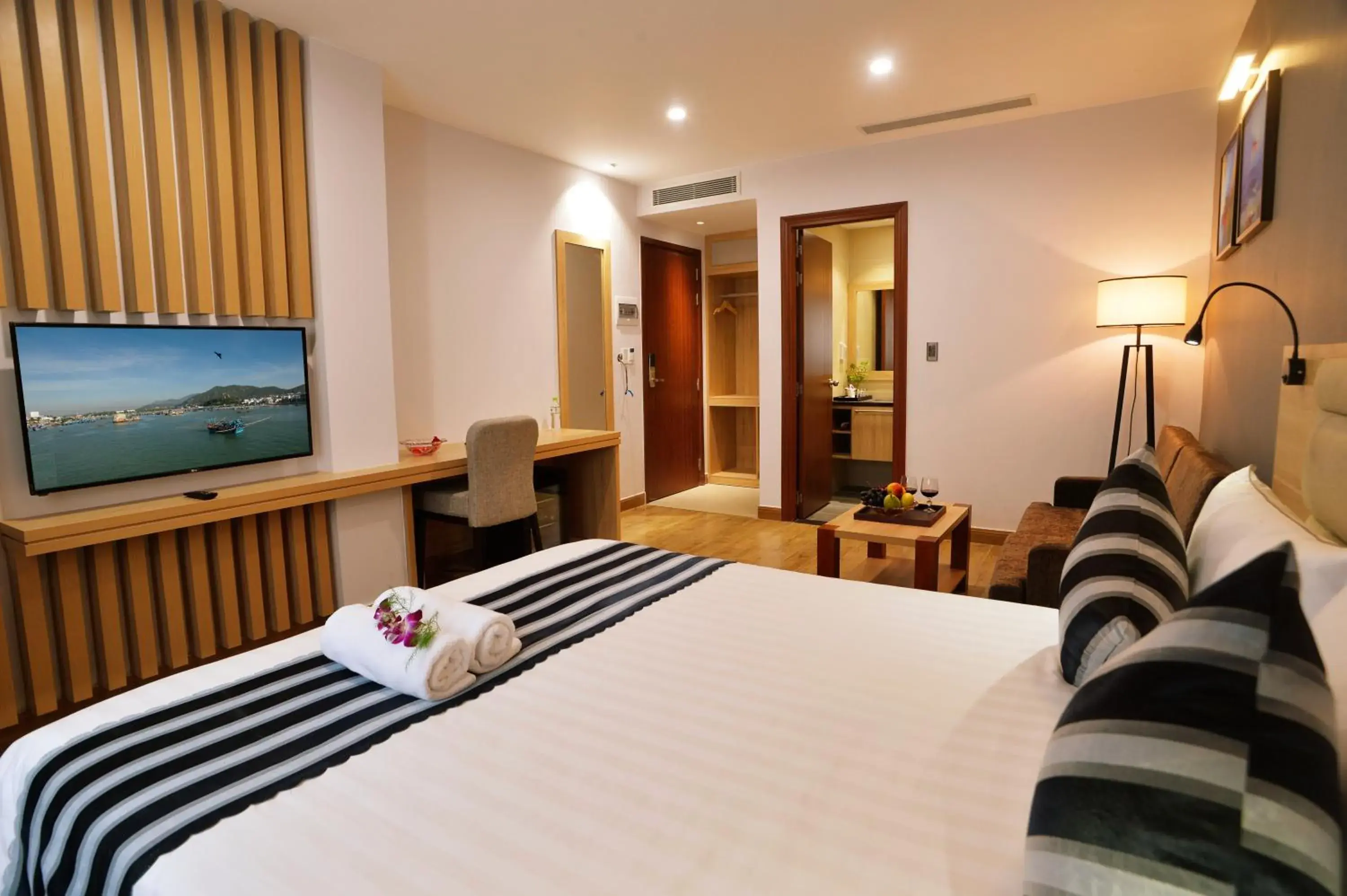 Bedroom in Aiden Saigon Hotel