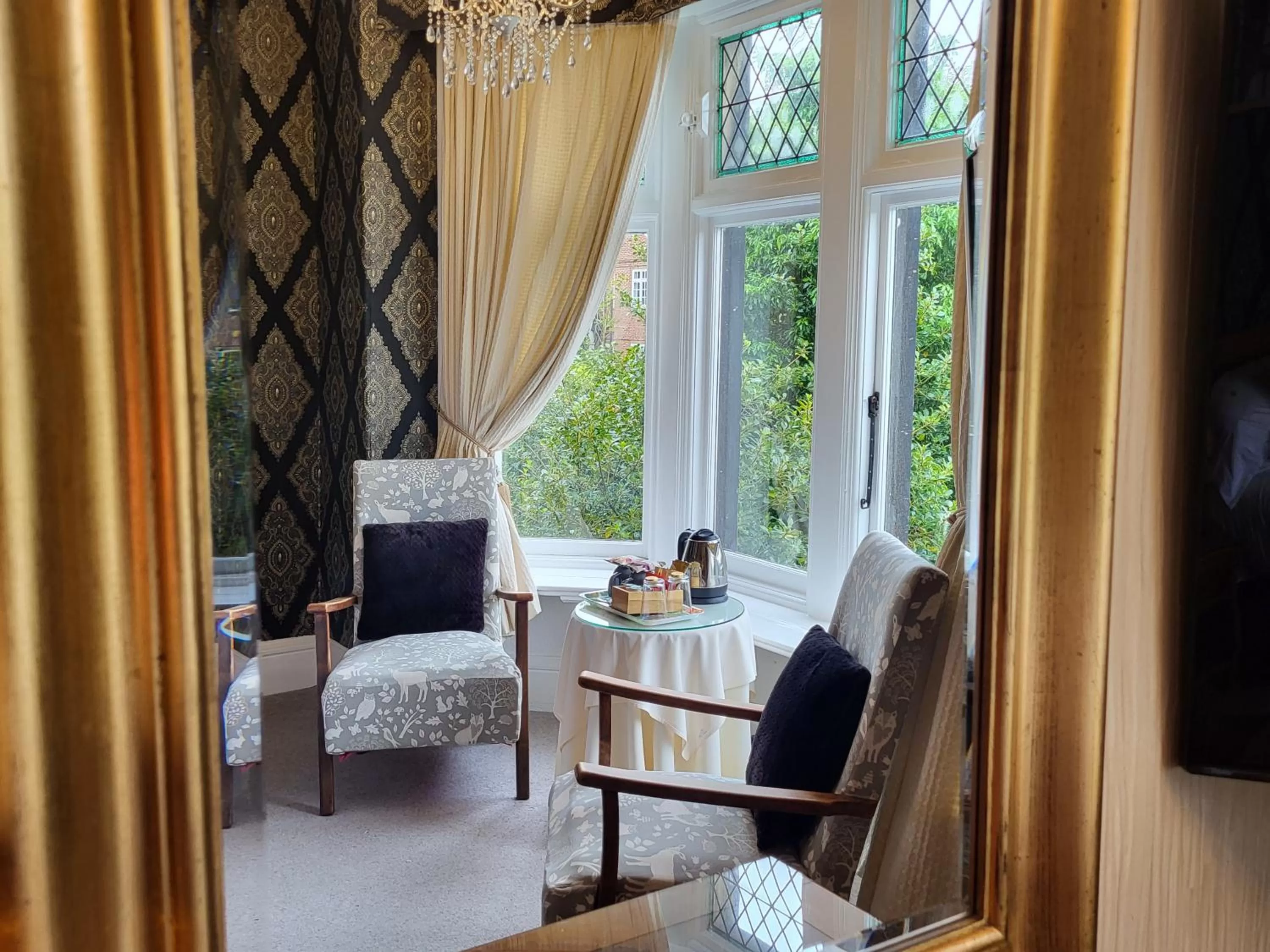 Seating area in St George's Guest House