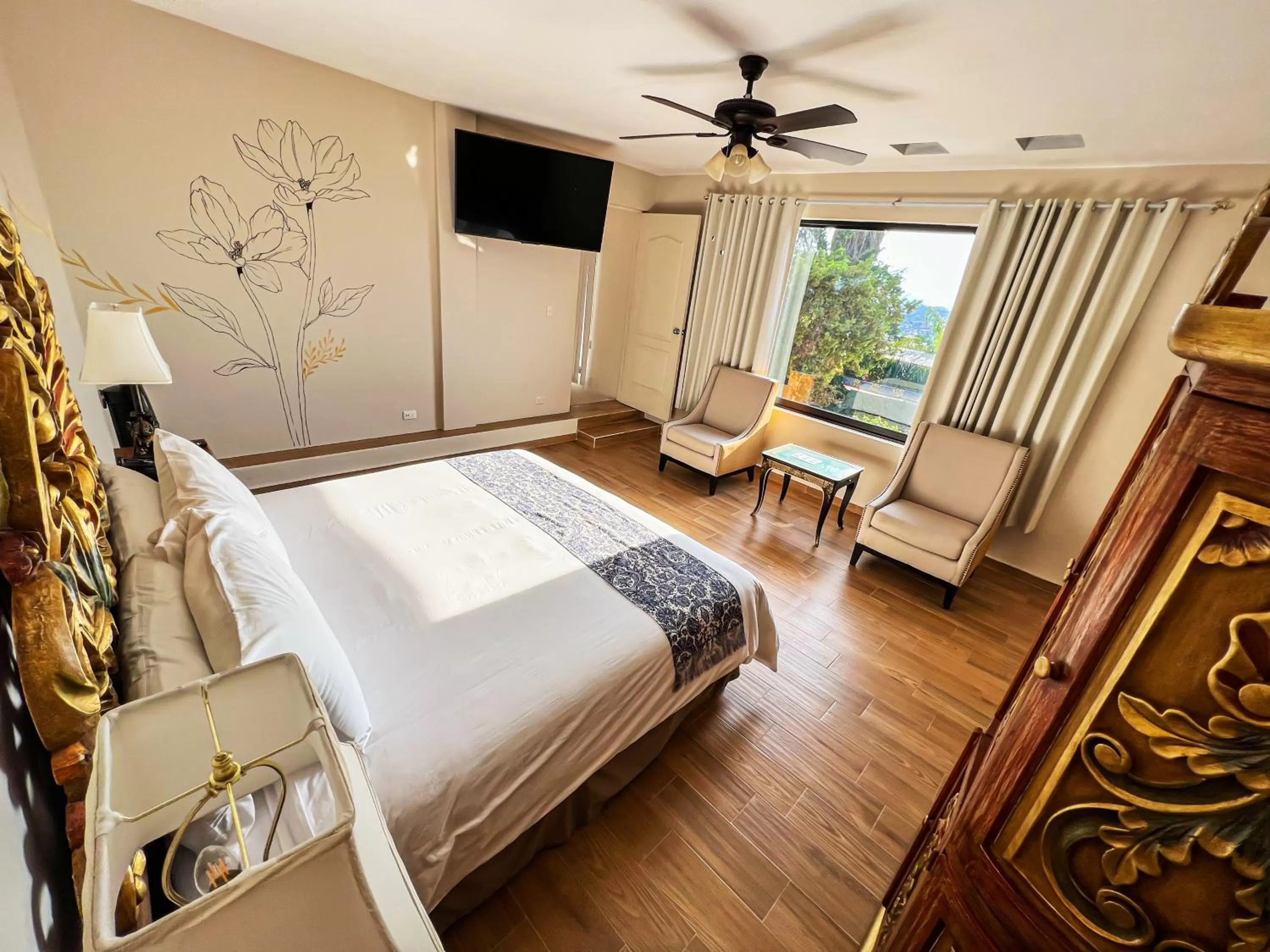 Bed in Hacienda de las Flores