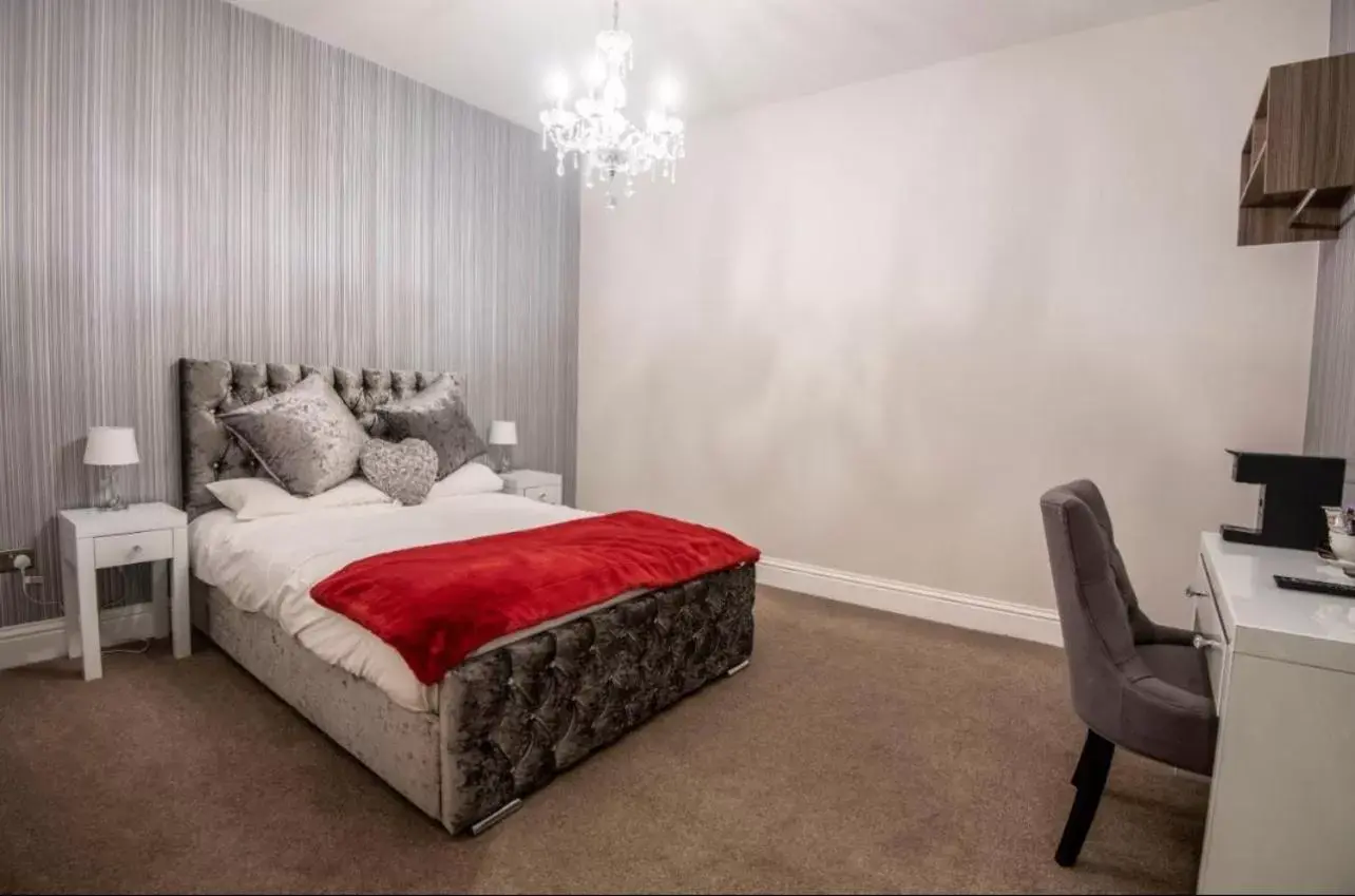 Bedroom, Bed in The George Wright Boutique Hotel, Bar & Restaurant Bedroom, Bed in The George Wright Boutique Hotel, Bar & Restaurant