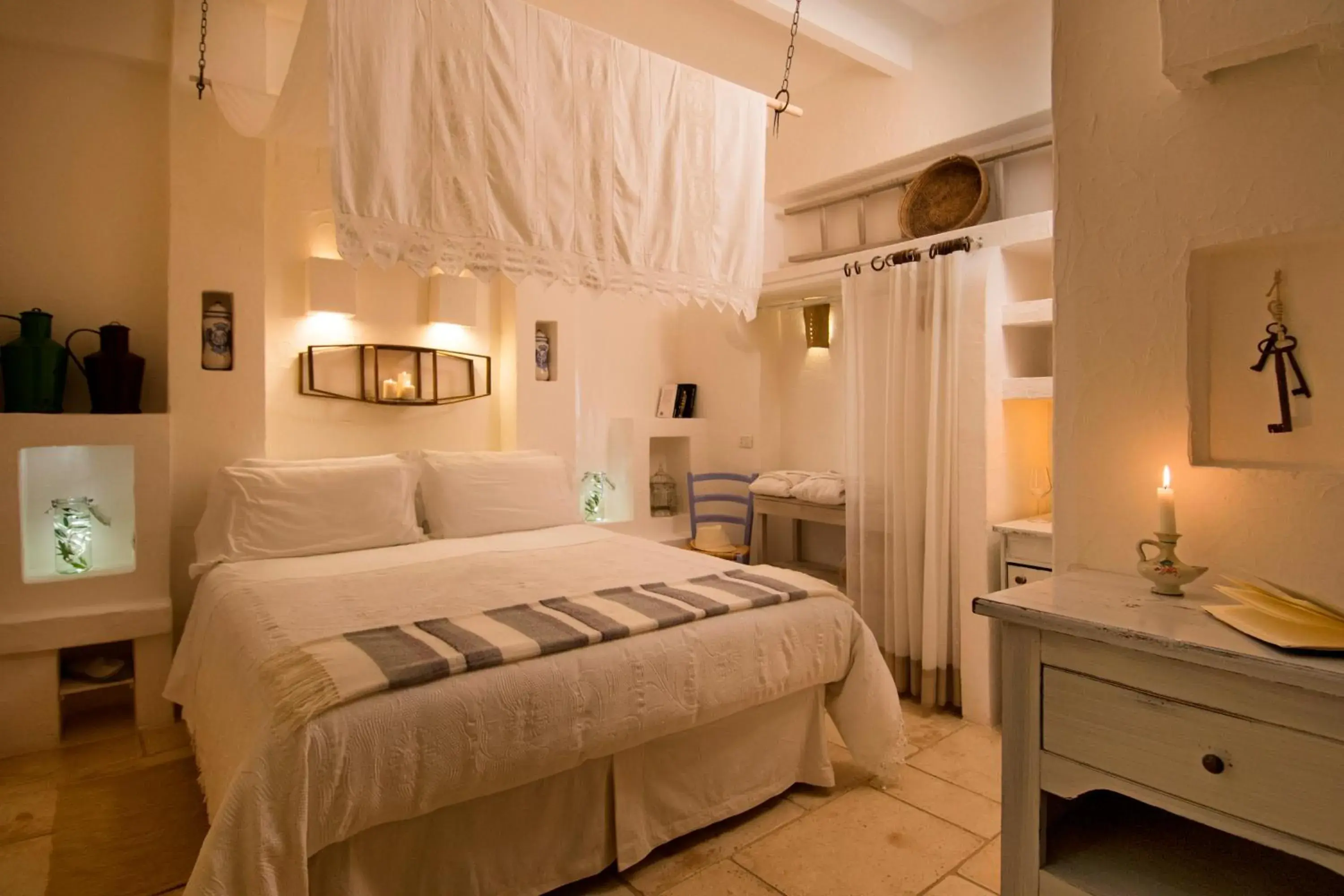 Photo of the whole room, Bed in Masseria Salinola