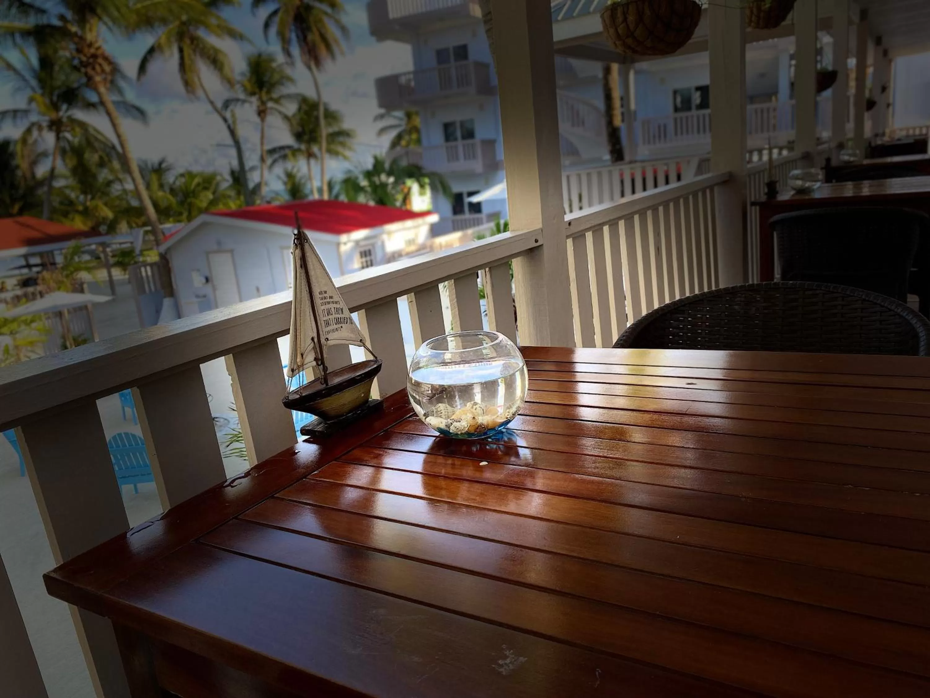 Patio in La Isla Resort