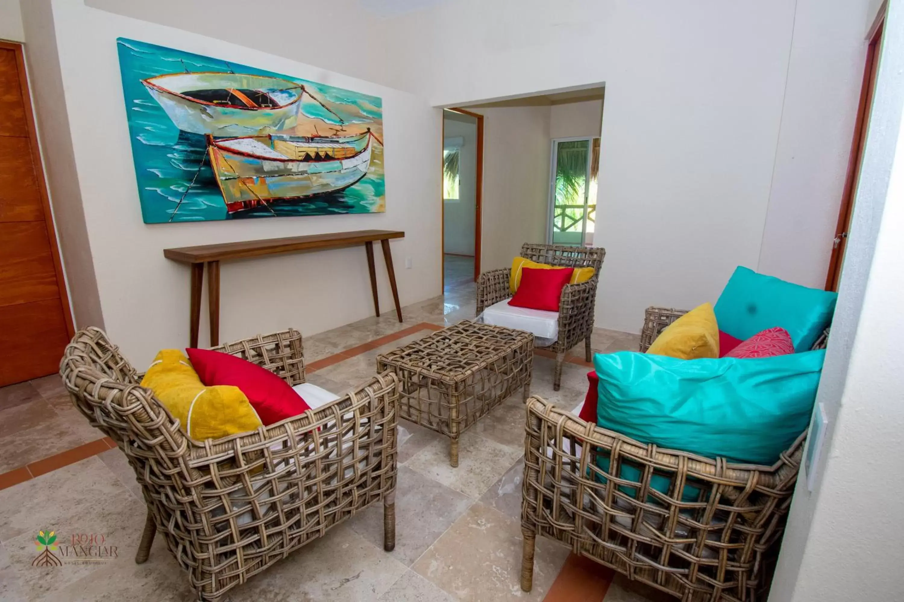 Living room, Seating Area in Rojo Manglar Acapulco