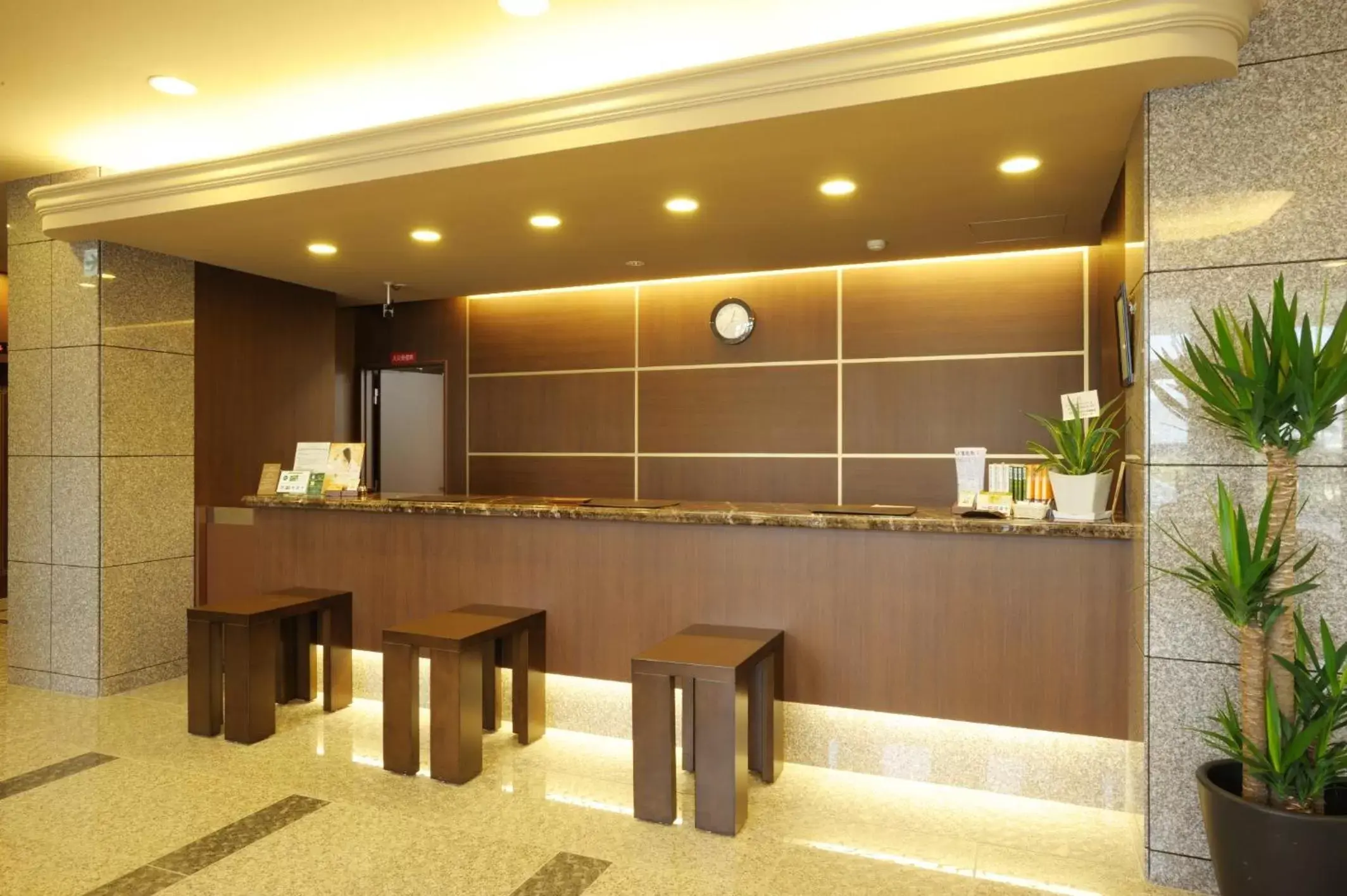 Lobby or reception, Lobby/Reception in Hotel Route-Inn Sendainagamachi Inter