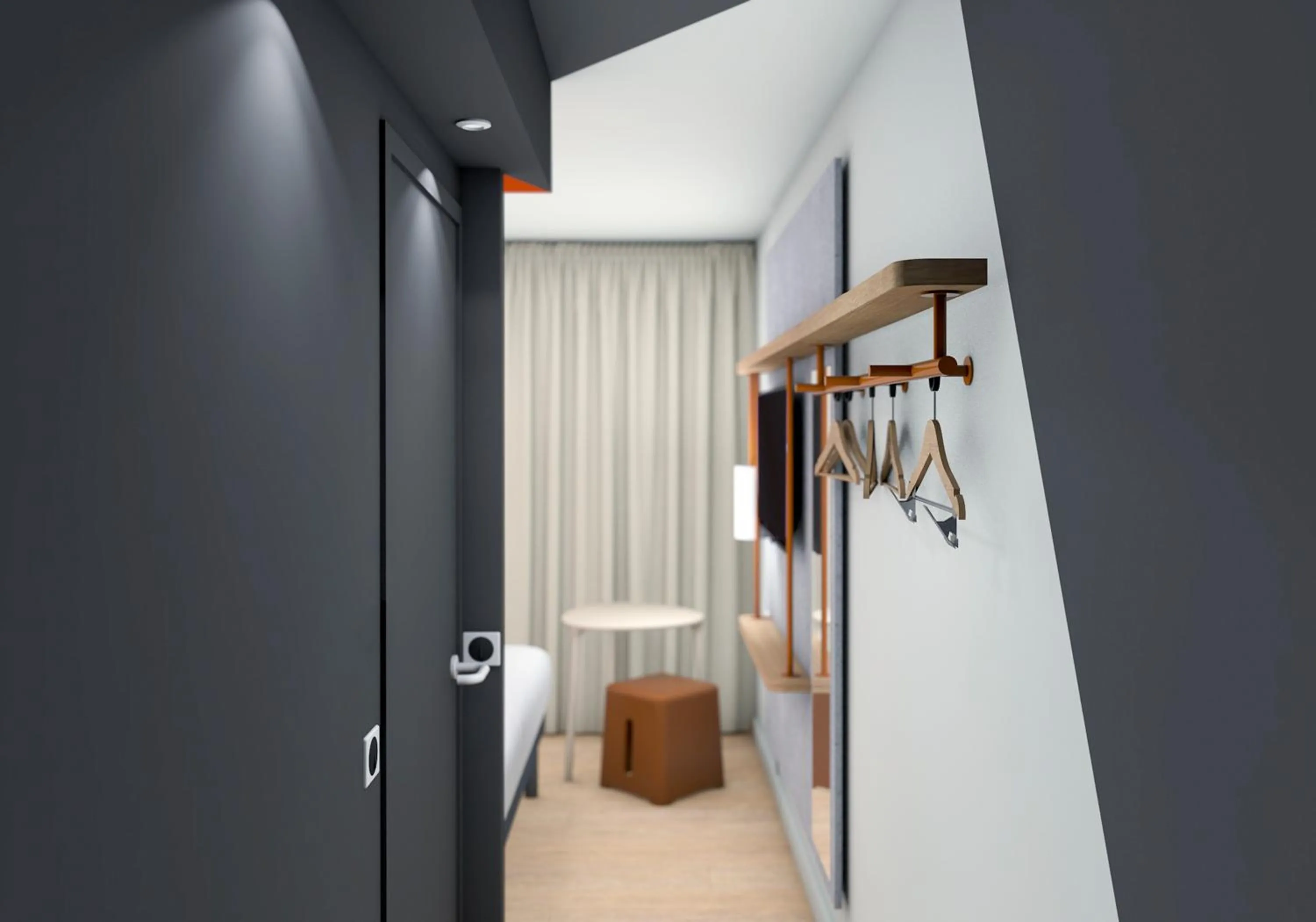 Bedroom in ibis budget Stein Maastricht