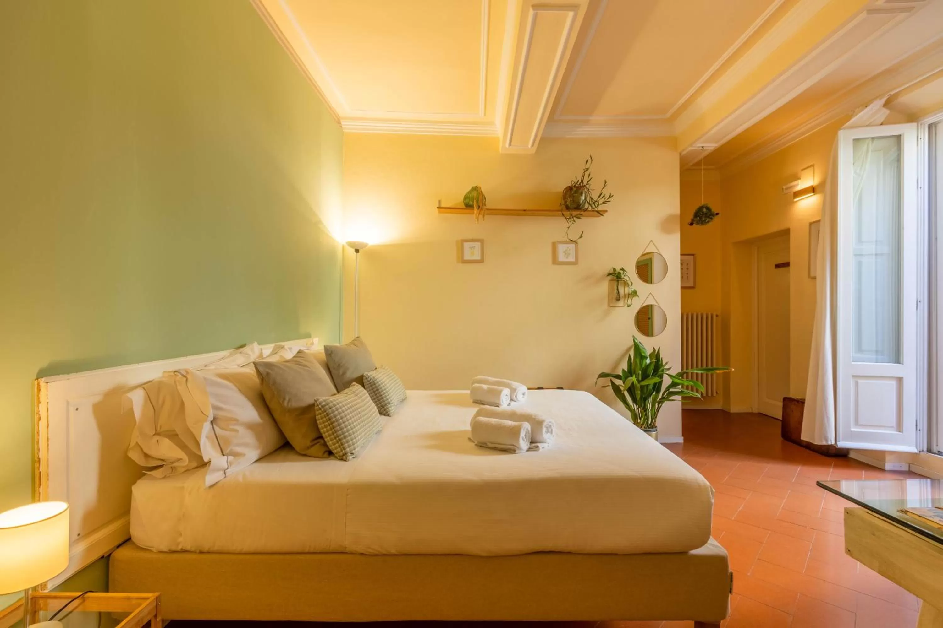 Bedroom, Bed in Secret Garden Firenze B&B