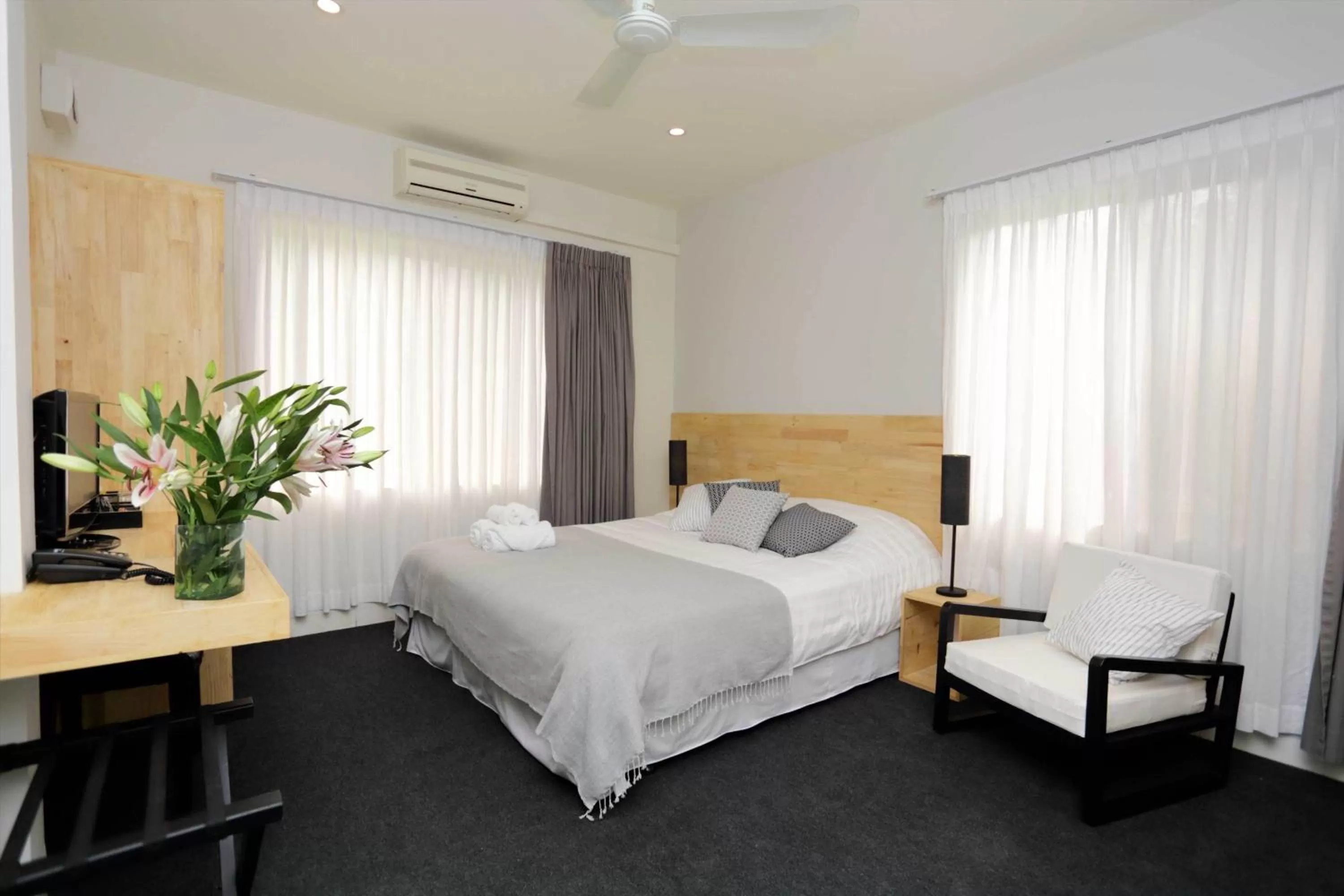 Bedroom, Bed in Bamboo9 Boutique