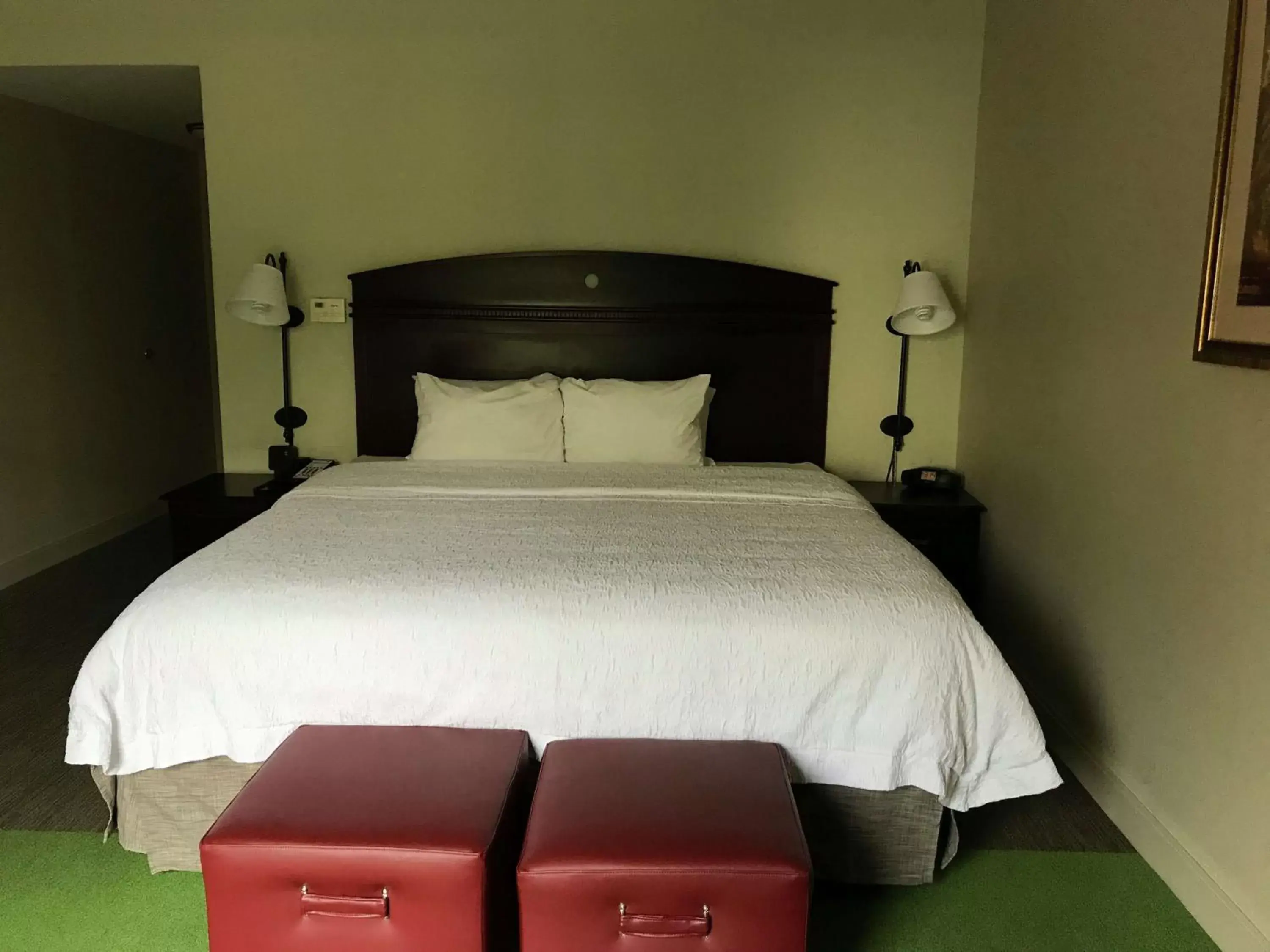 Bed in Hampton Inn Vidalia