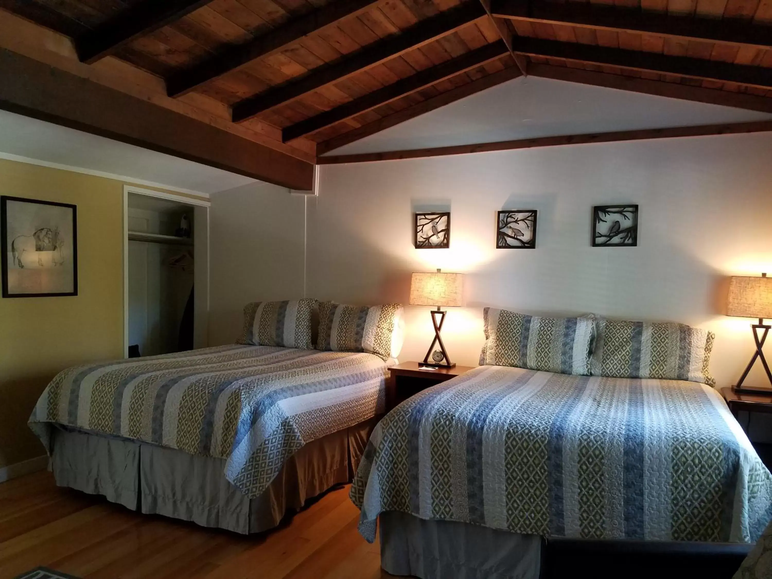 Bed in China Creek Cottages