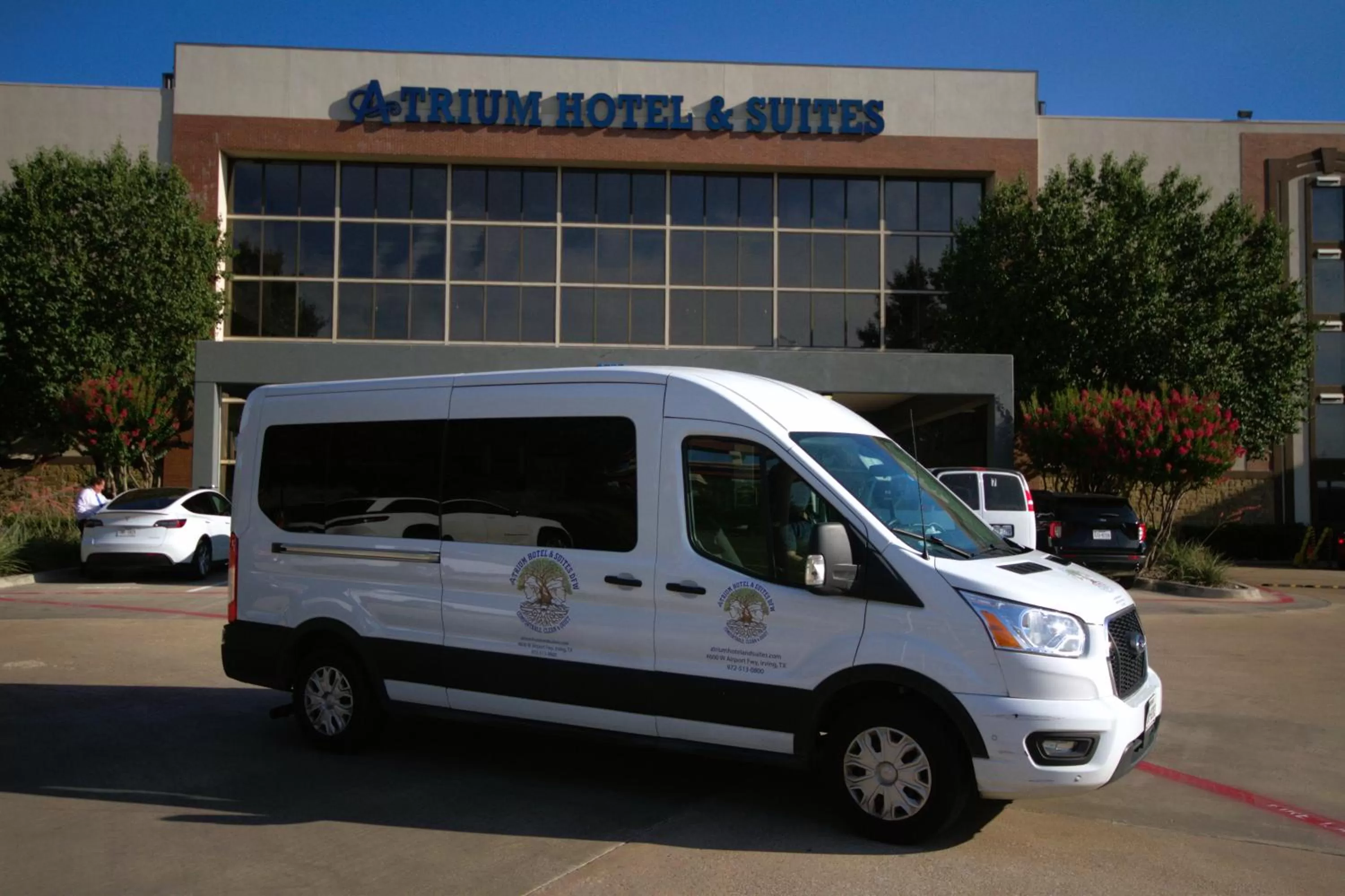 shuttle in Atrium Hotel and Suites DFW Airport