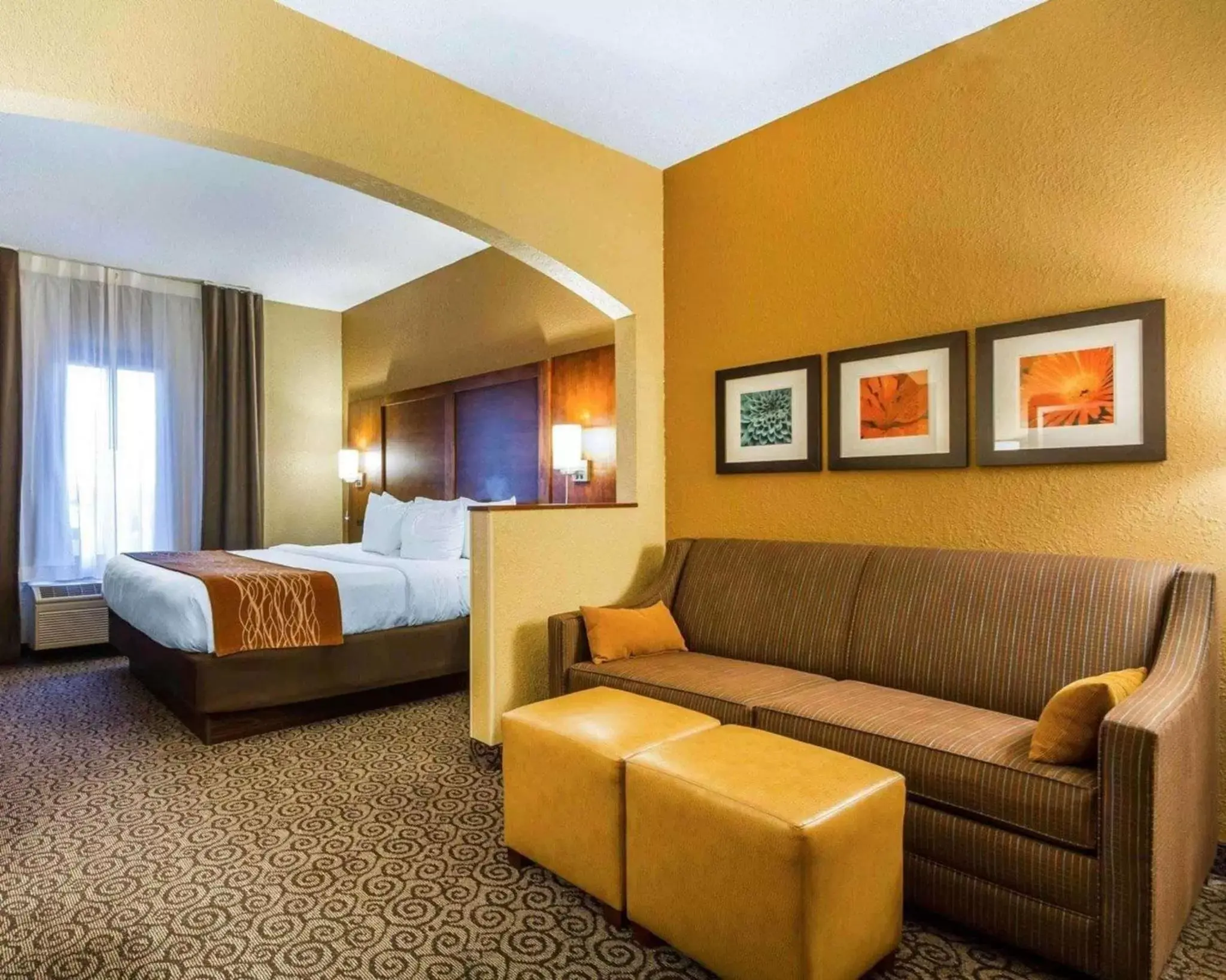 Photo of the whole room in Comfort Suites