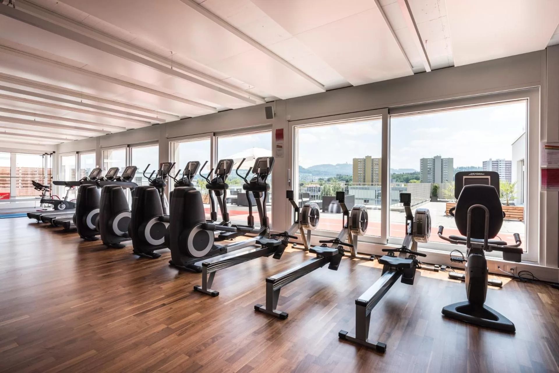 Fitness centre/facilities in Los Lorentes Hotel Bern City