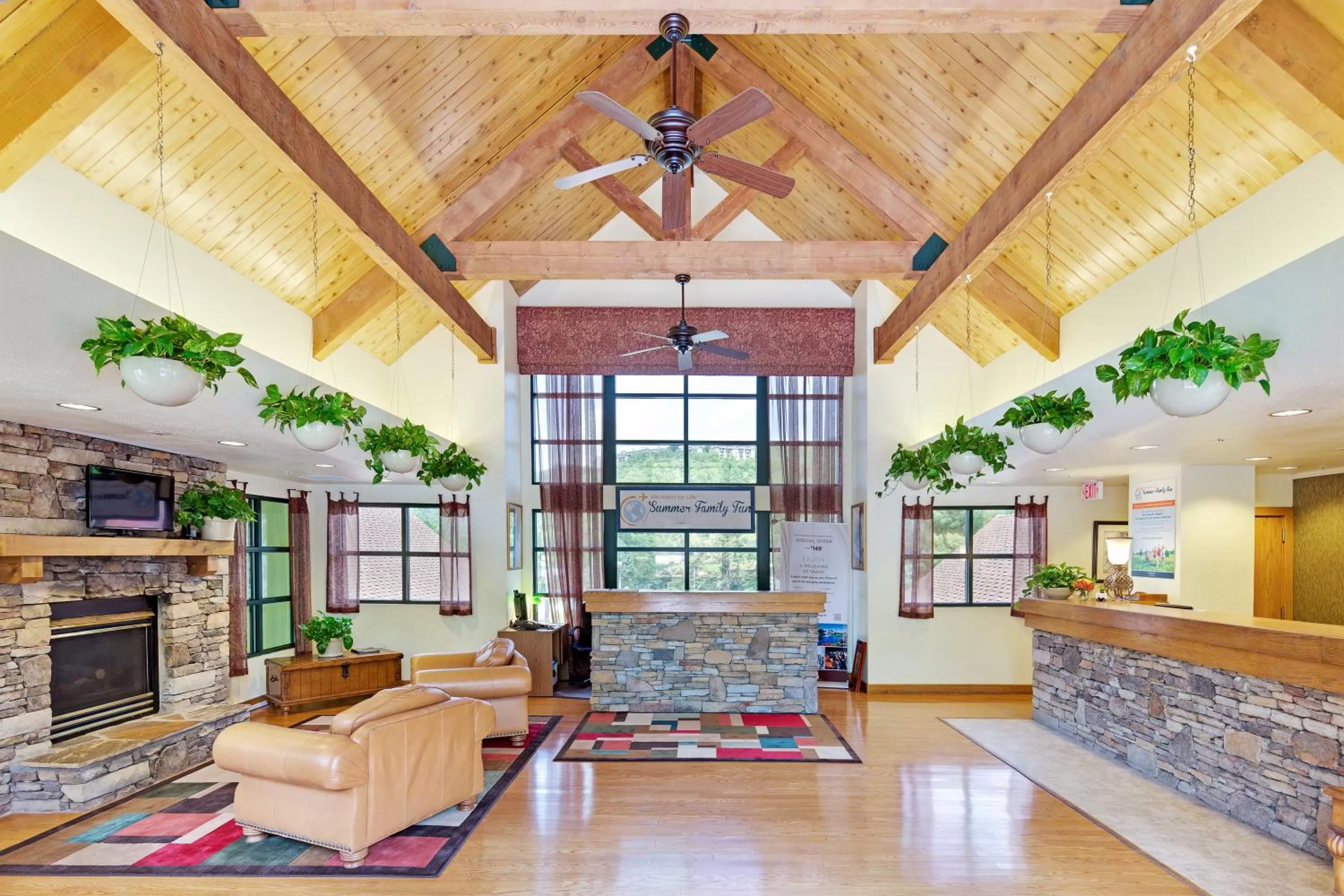 Lobby or reception in Hilton Vacation Club Bent Creek Golf Village Gatlinburg