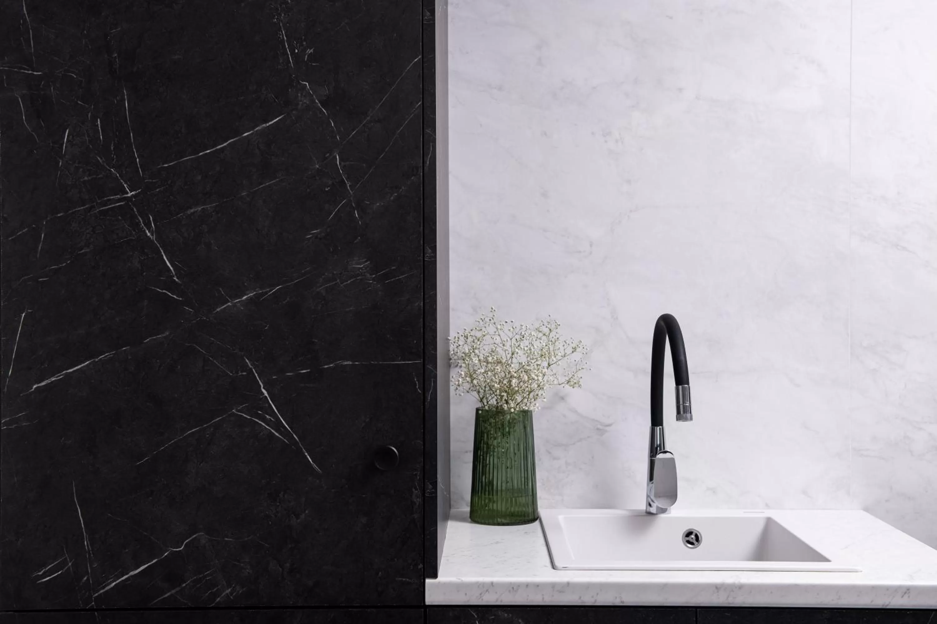 kitchen in Enattica Suites