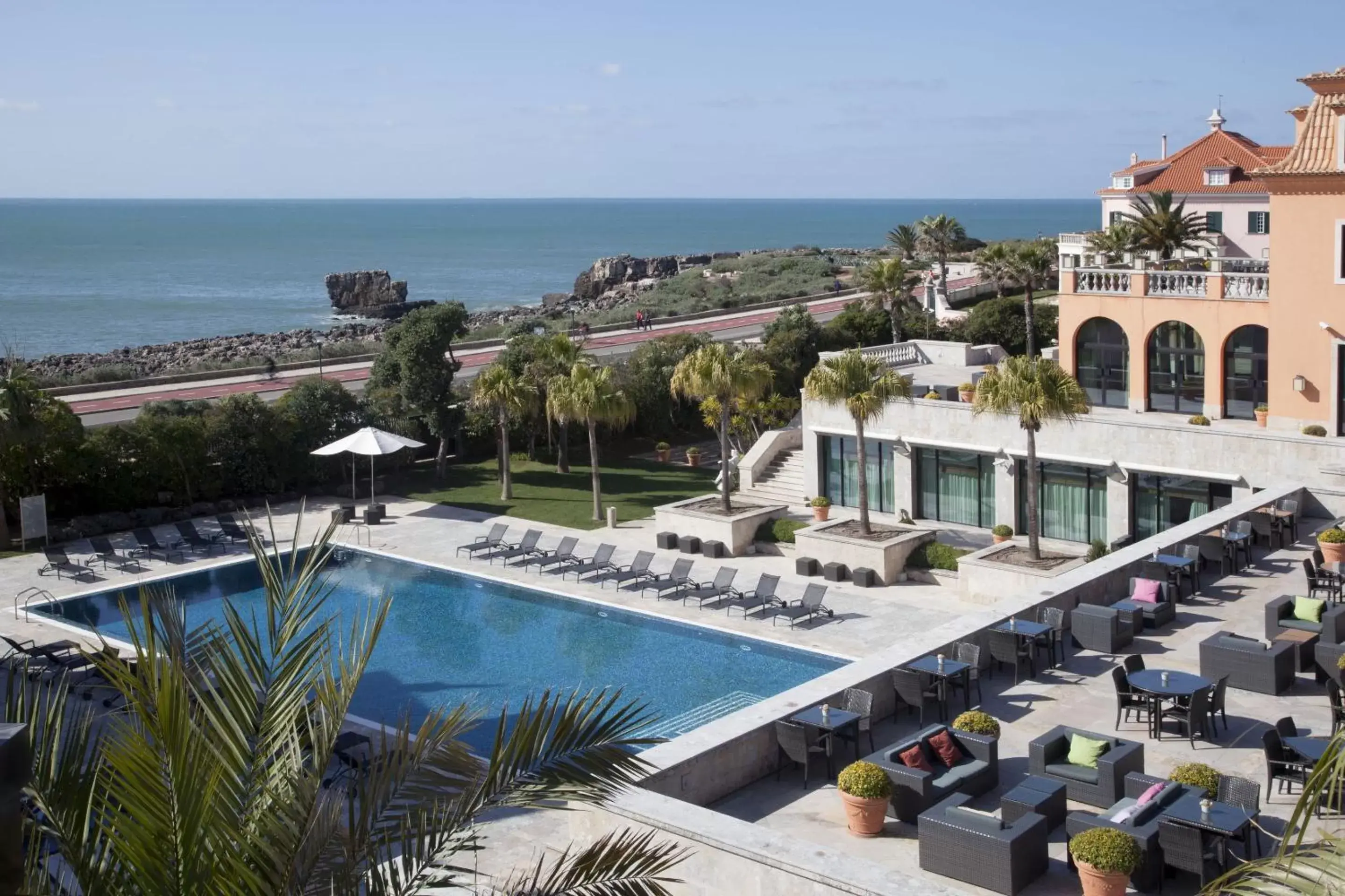 Balcony/Terrace, Pool View in Grande Real Villa Itália Hotel & Spa