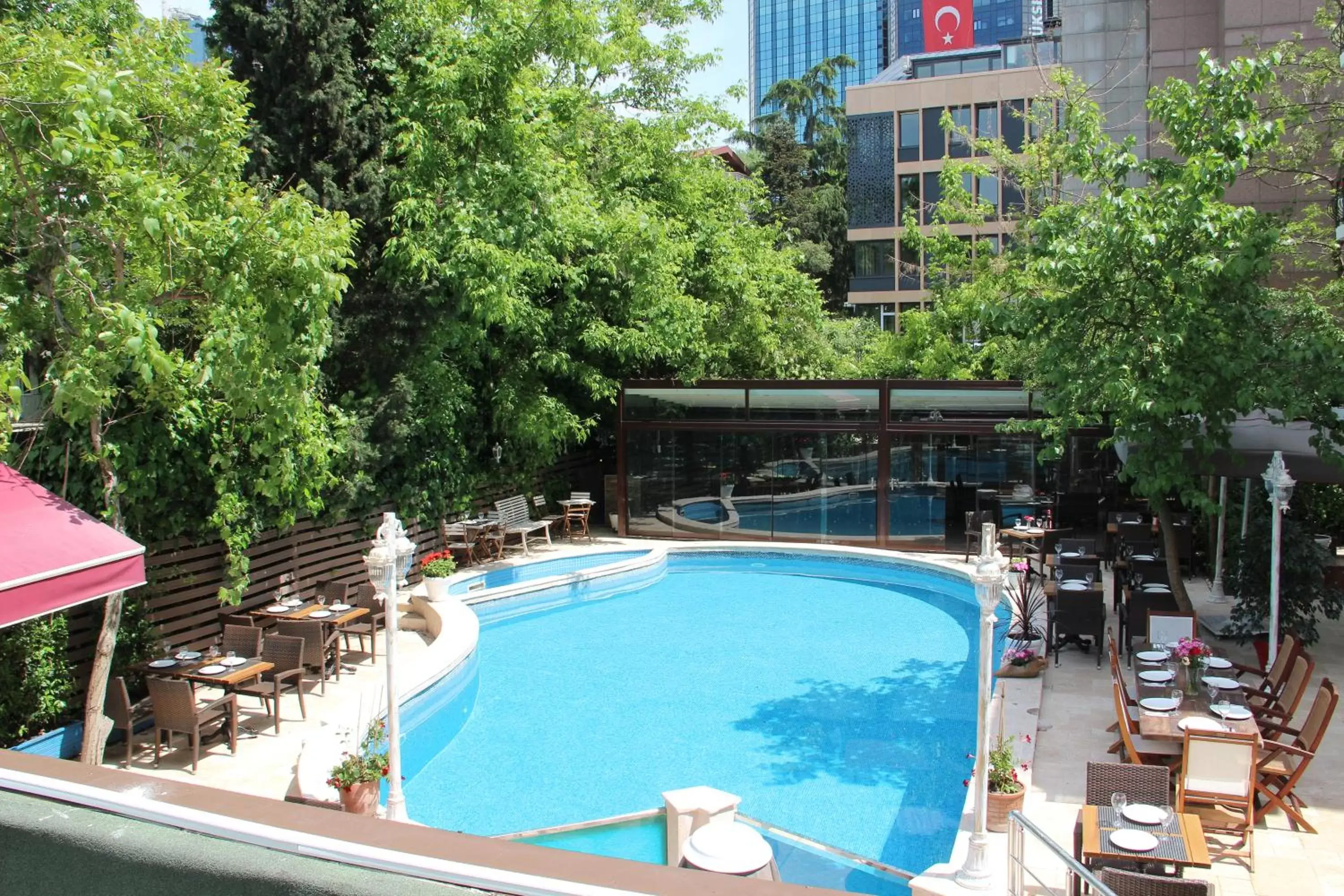 Swimming pool, Pool View in Villa Blanche Hotel & Garden Pool