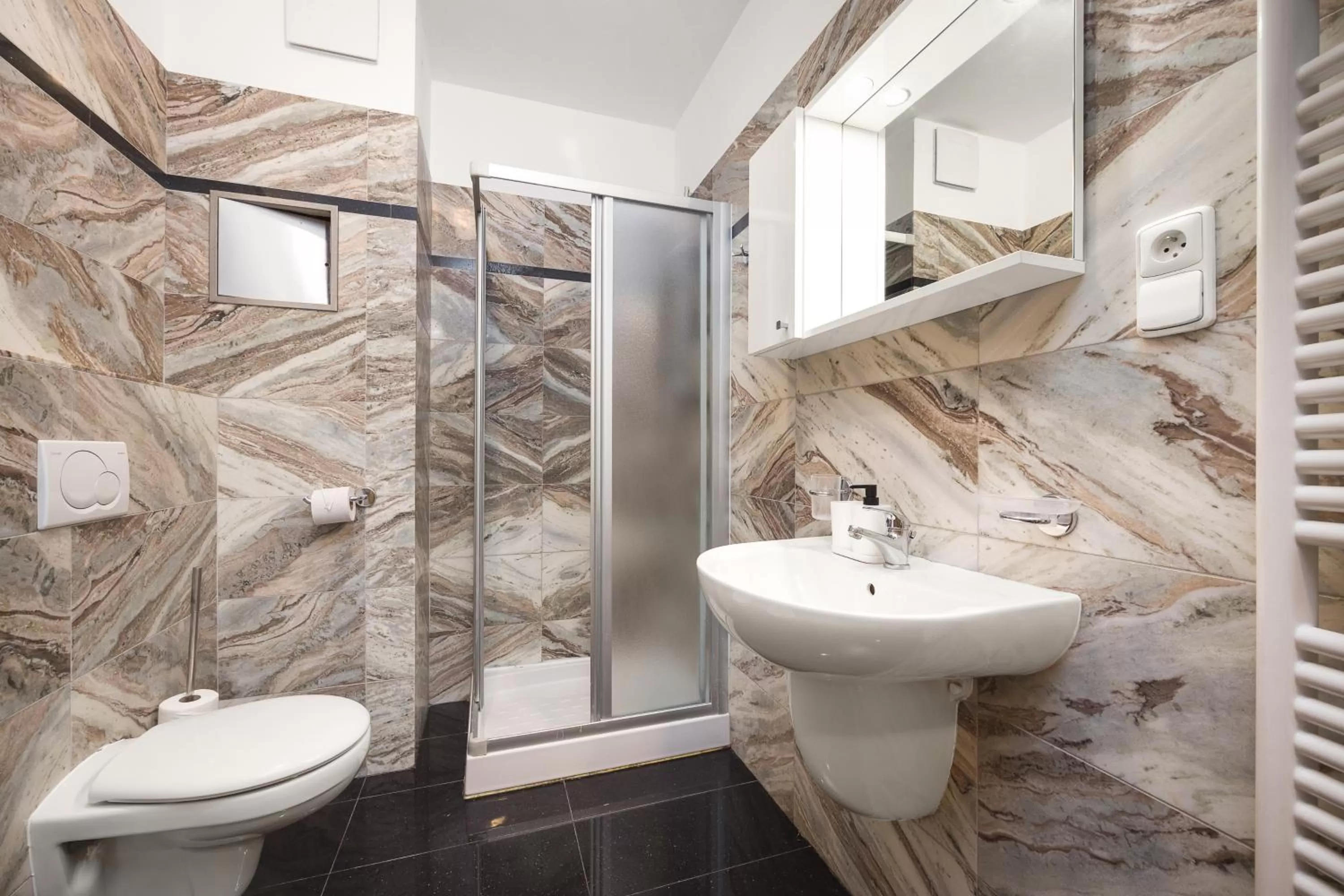 Shower in Prague City Residence