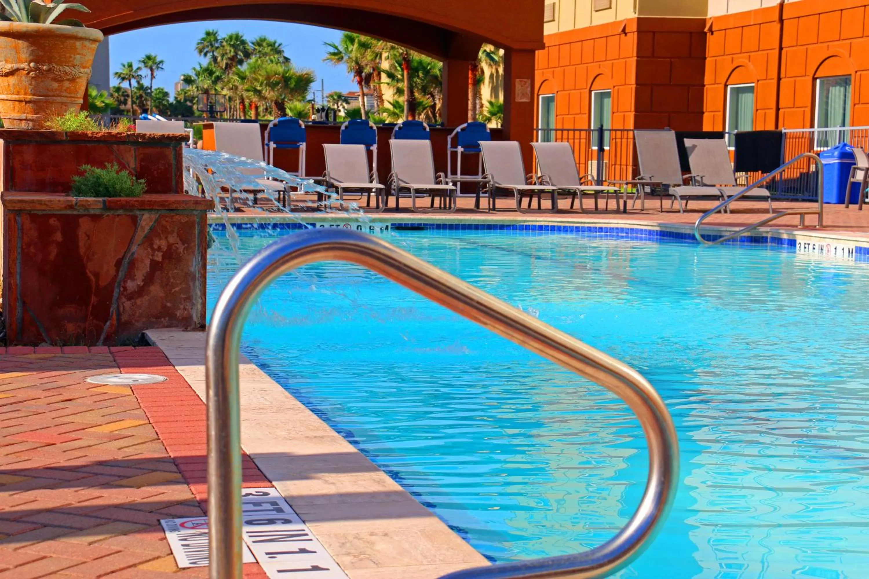 Swimming pool in Holiday Inn Express Hotel and Suites South Padre Island by IHG