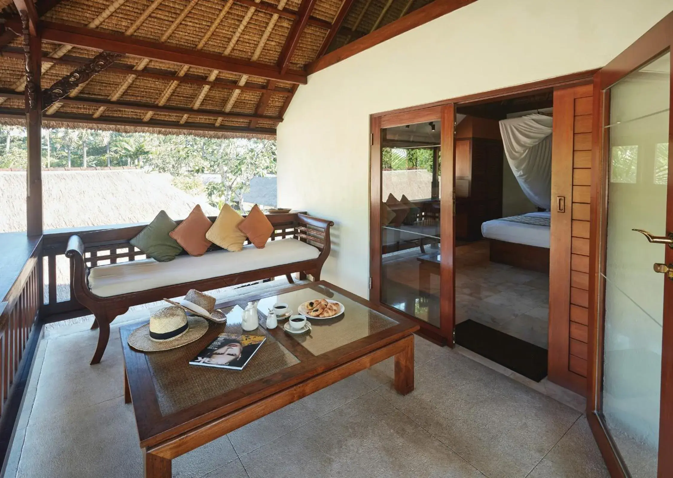 Balcony/Terrace in Jimbaran Puri, A Belmond Hotel, Bali