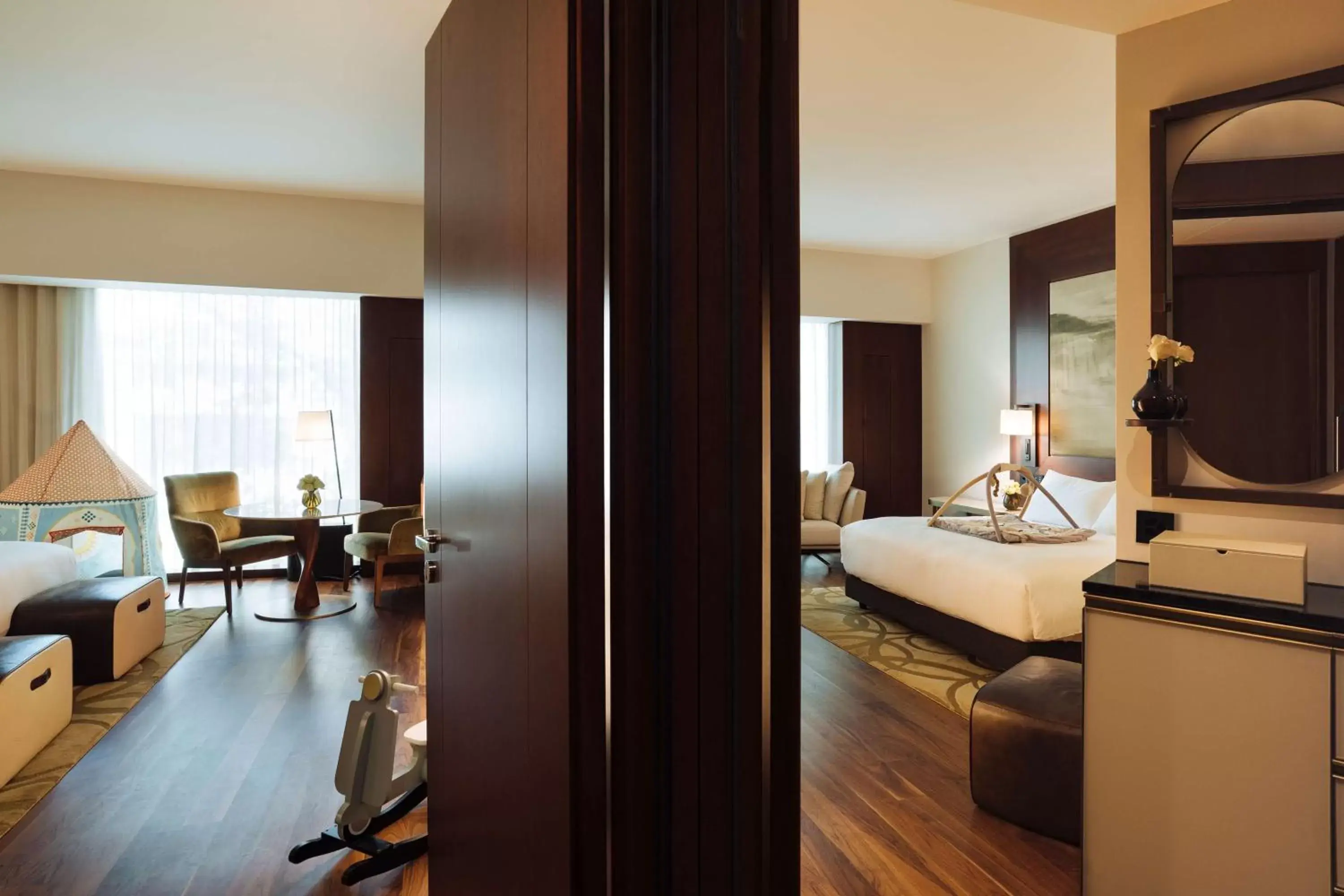 Bedroom in Park Hyatt Zurich – City Center Luxury