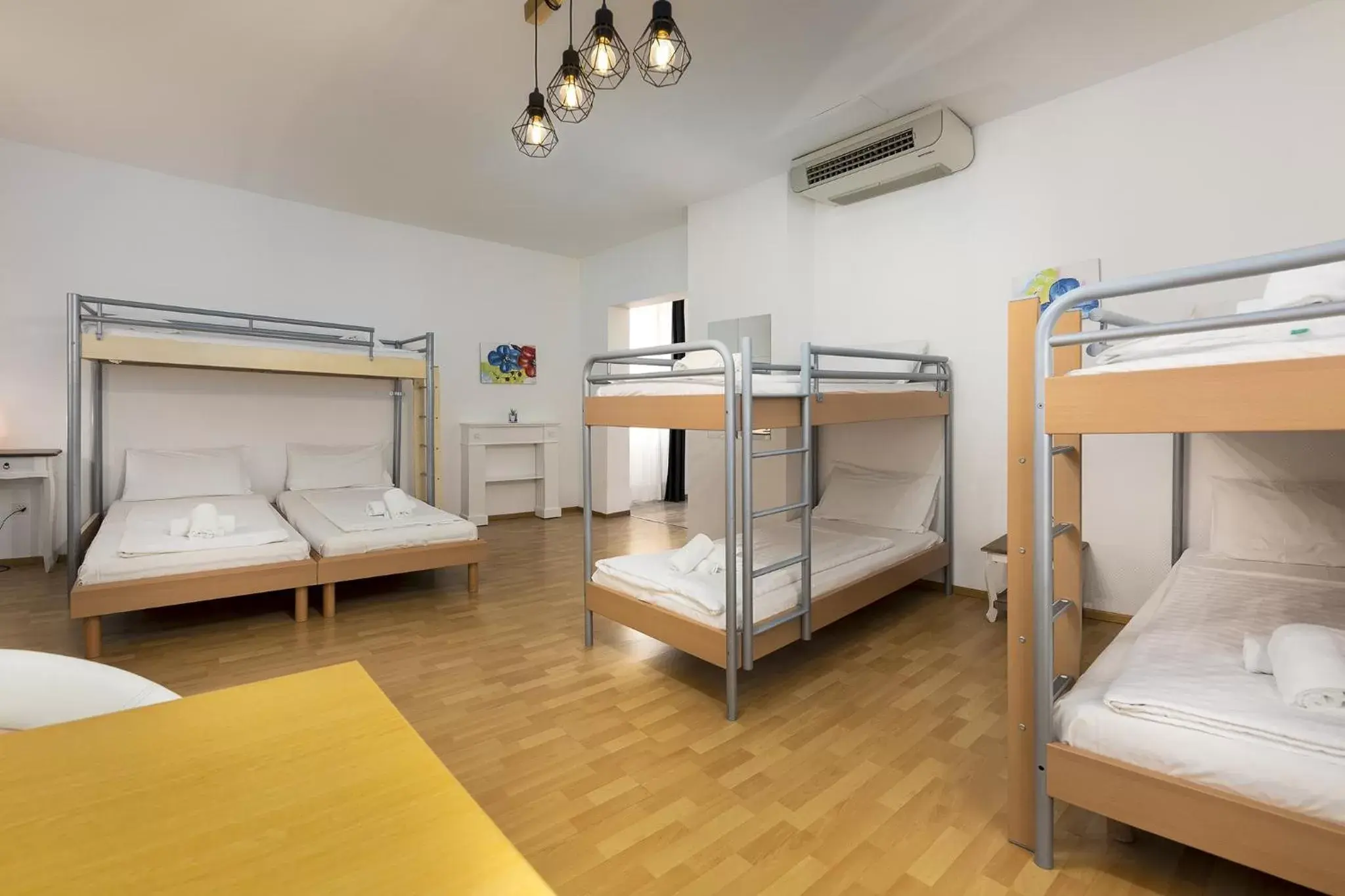 Bed, Bunk Bed in GuestHouse Lugano Center by LR