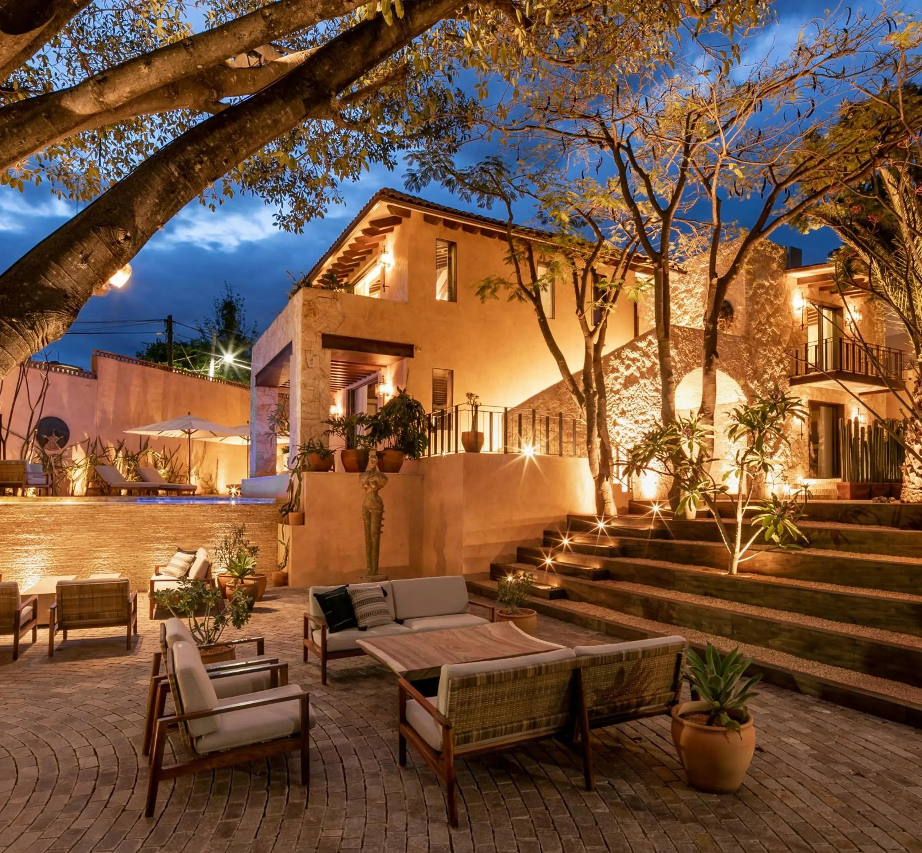 Night, Property Building in Hotel Casa Santo Origen