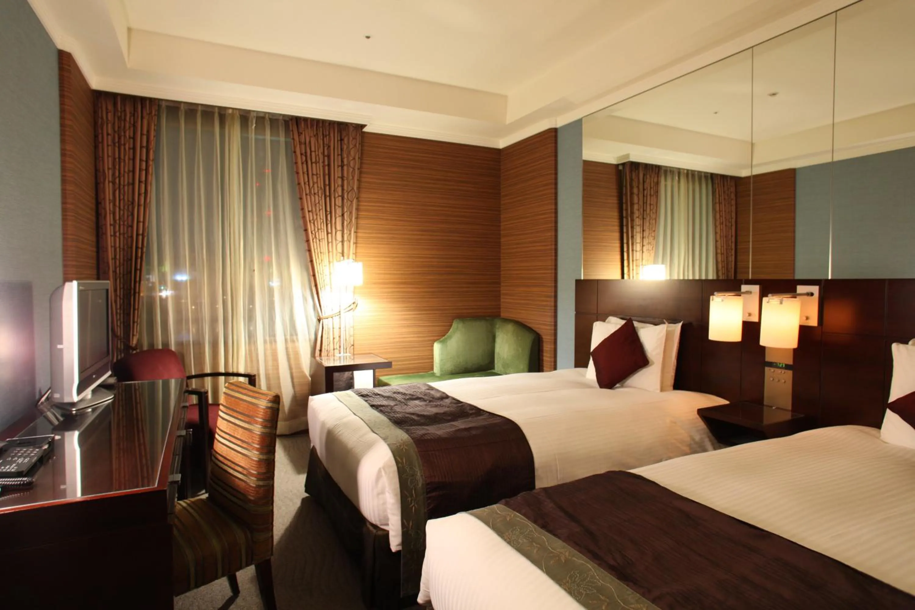 Bed in Hotel Trusty Tokyo Bayside