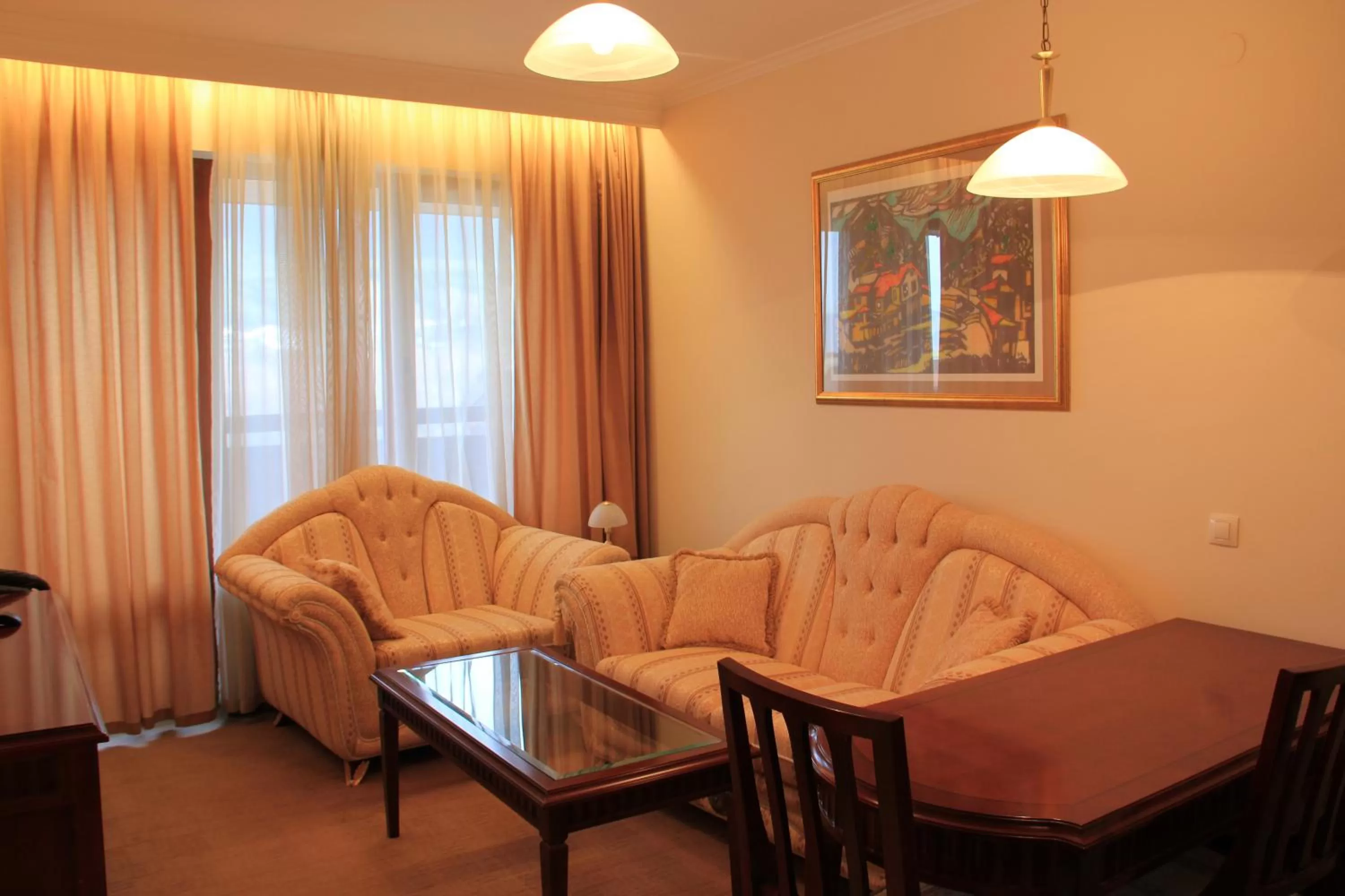 Seating Area in Downtown Bansko Resort