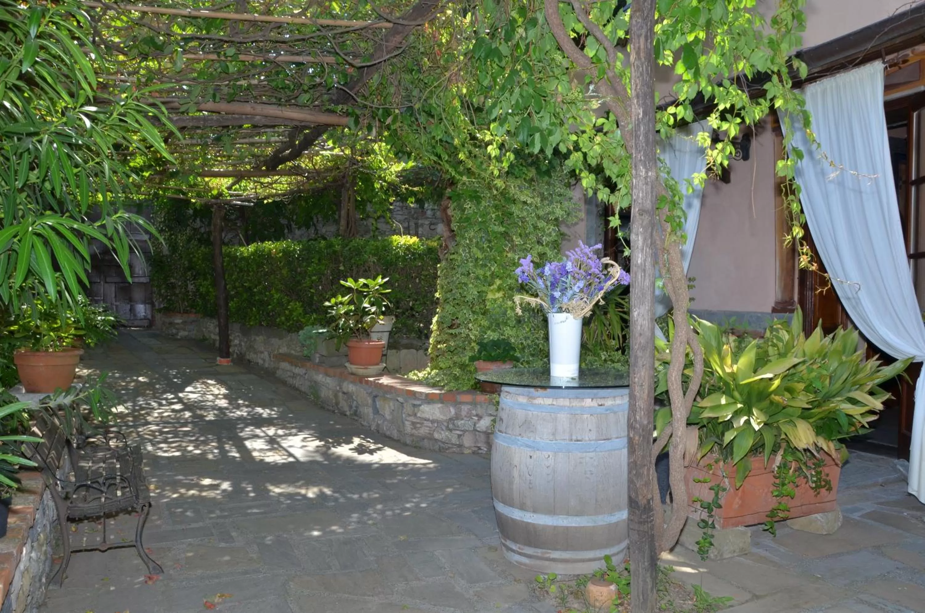 Patio in Locanda Dal Moccia