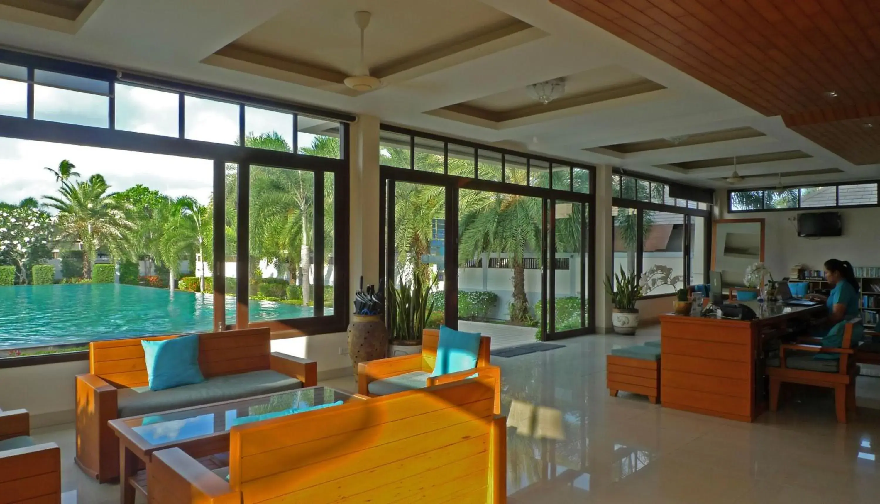 Lobby or reception in Samui Boat Lagoon