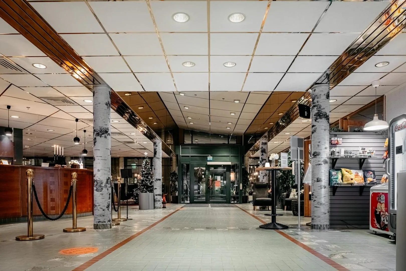 Lobby or reception in Hotell Björken