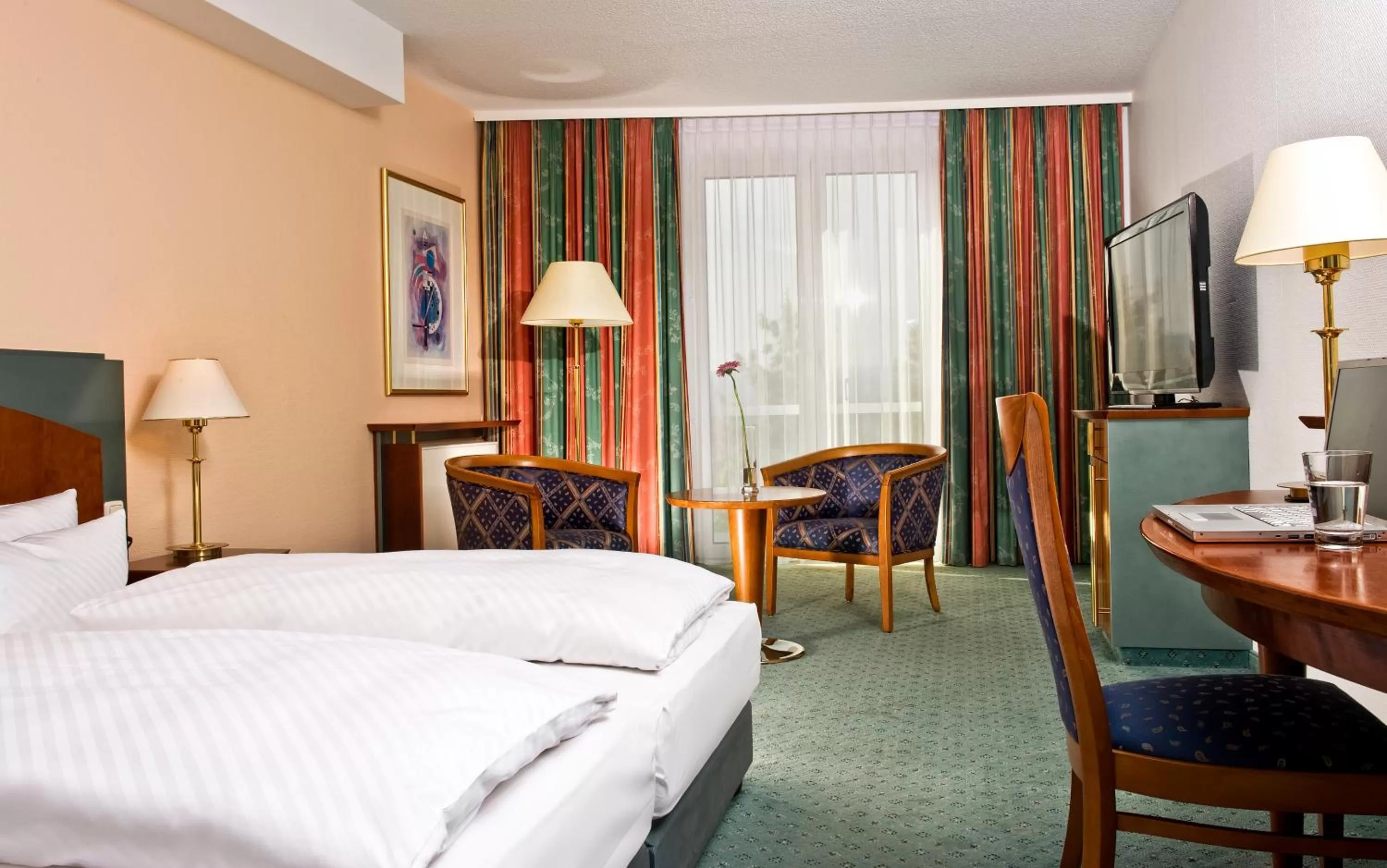 Bed in Congress Hotel Weimar by Mercure