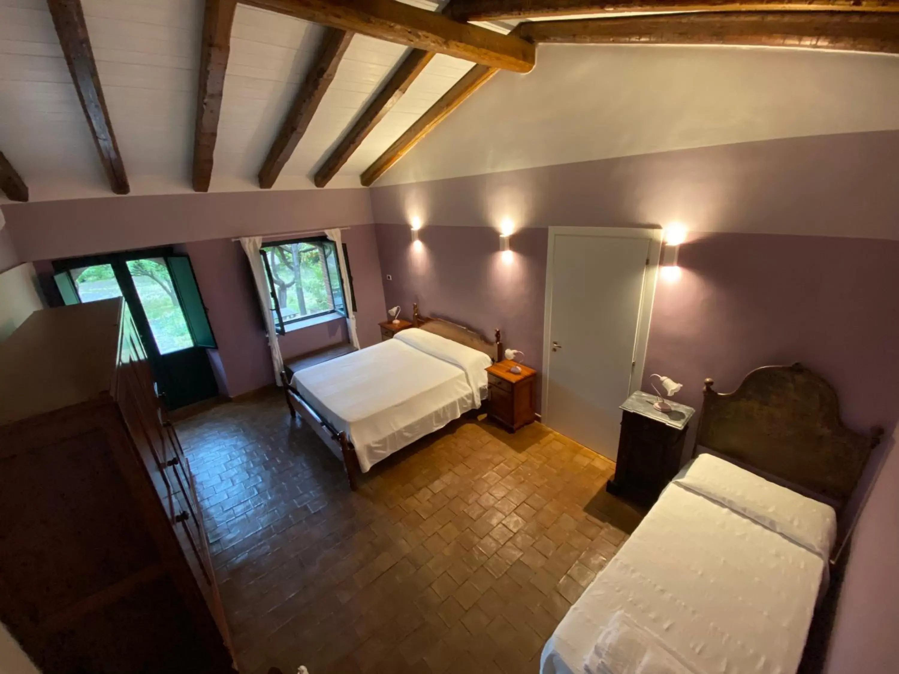 Bedroom, Bed in Bed and Breakfast Il Glicine