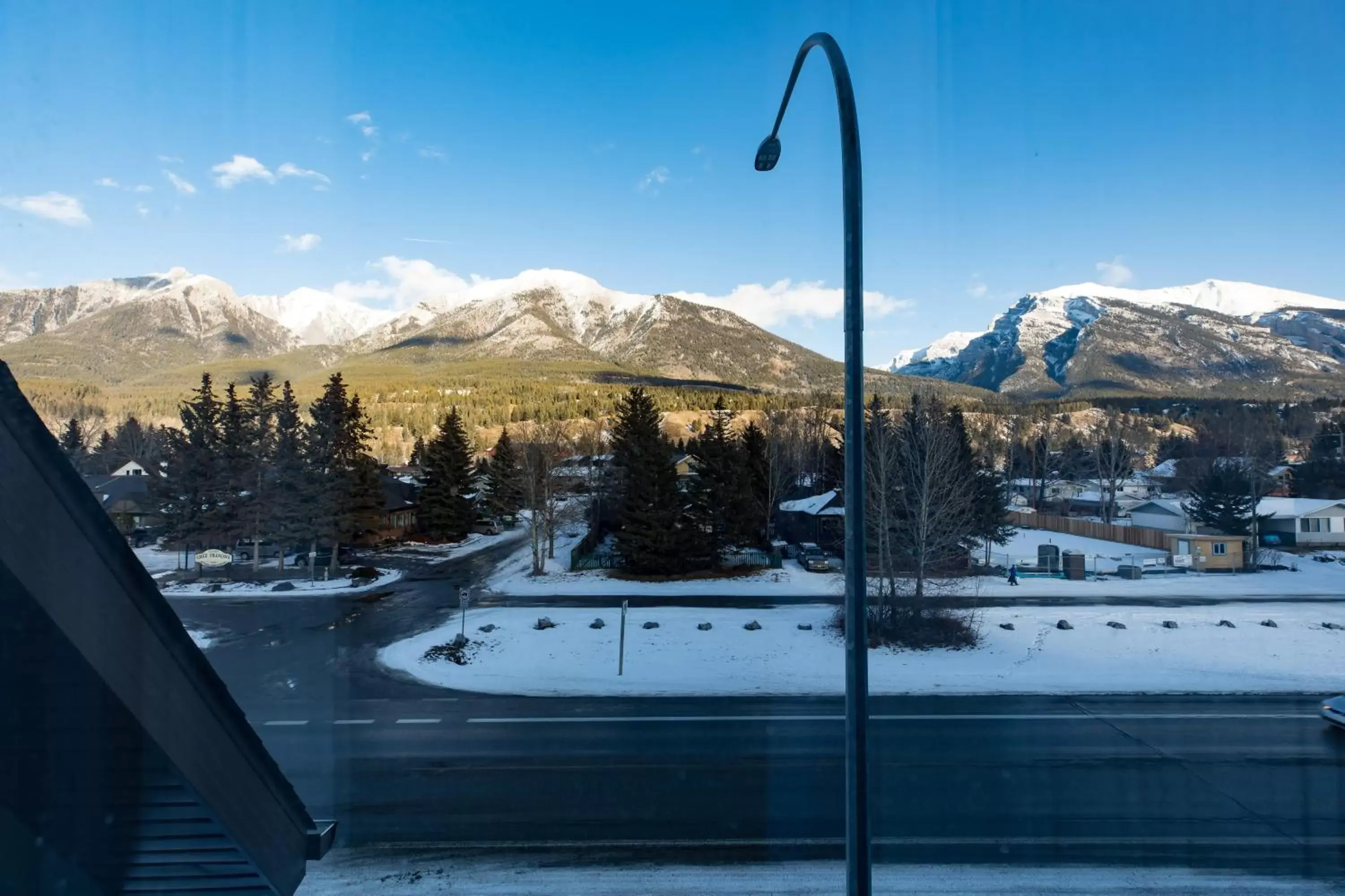 View (from property/room), Winter in Super 8 by Wyndham Canmore