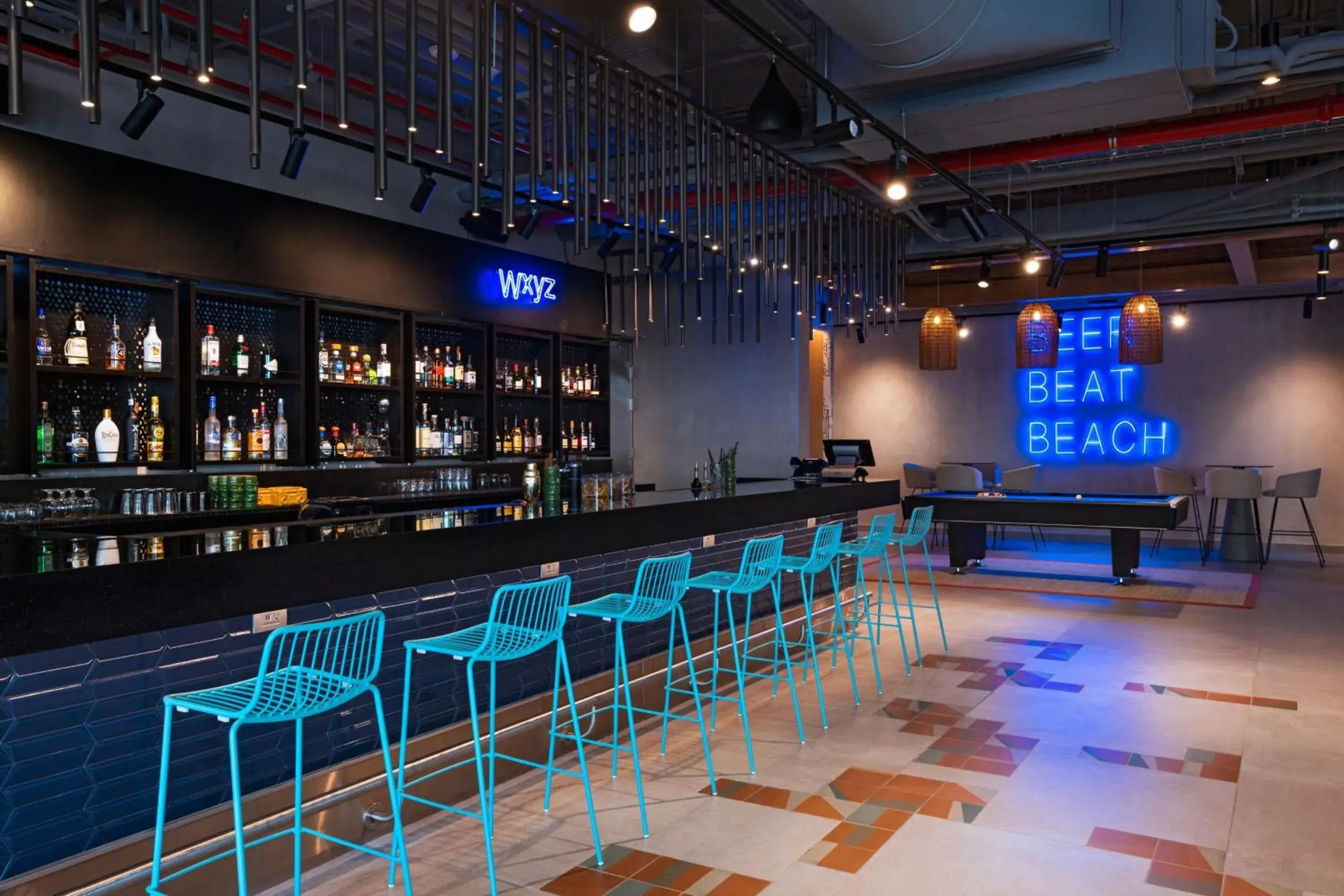 Restaurant/places to eat, Lounge/Bar in Aloft Playa del Carmen