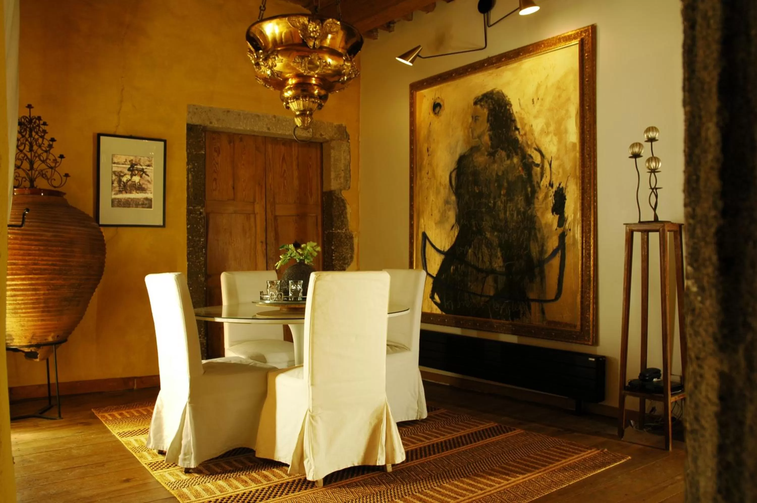 Living room in La Demeure du Lac de Fugeres