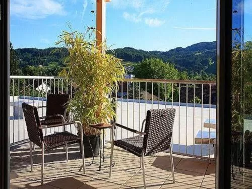 Balcony/Terrace in Das smarte Hotel garni