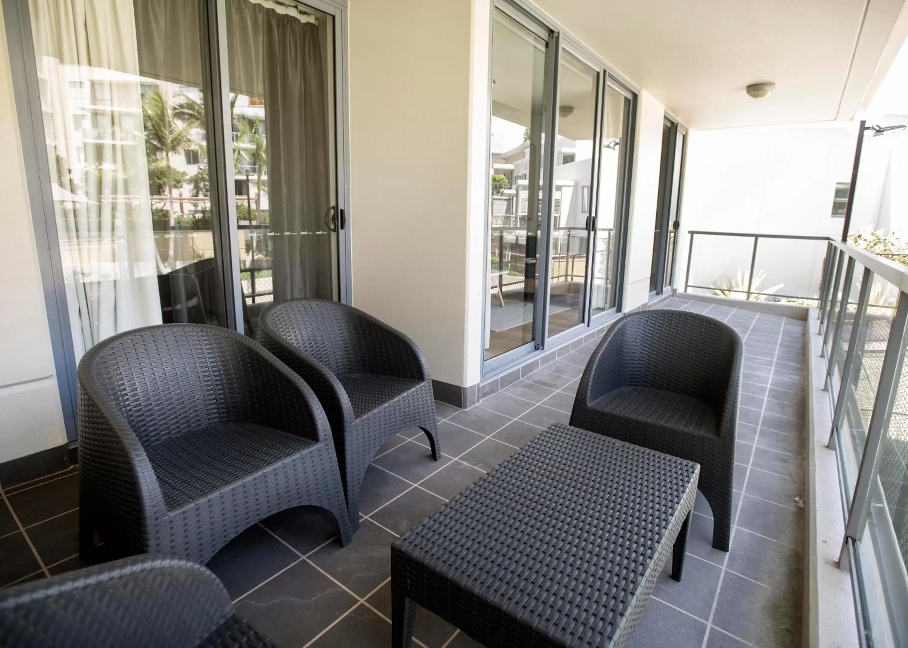 Balcony/Terrace, Seating Area in Swell Resort