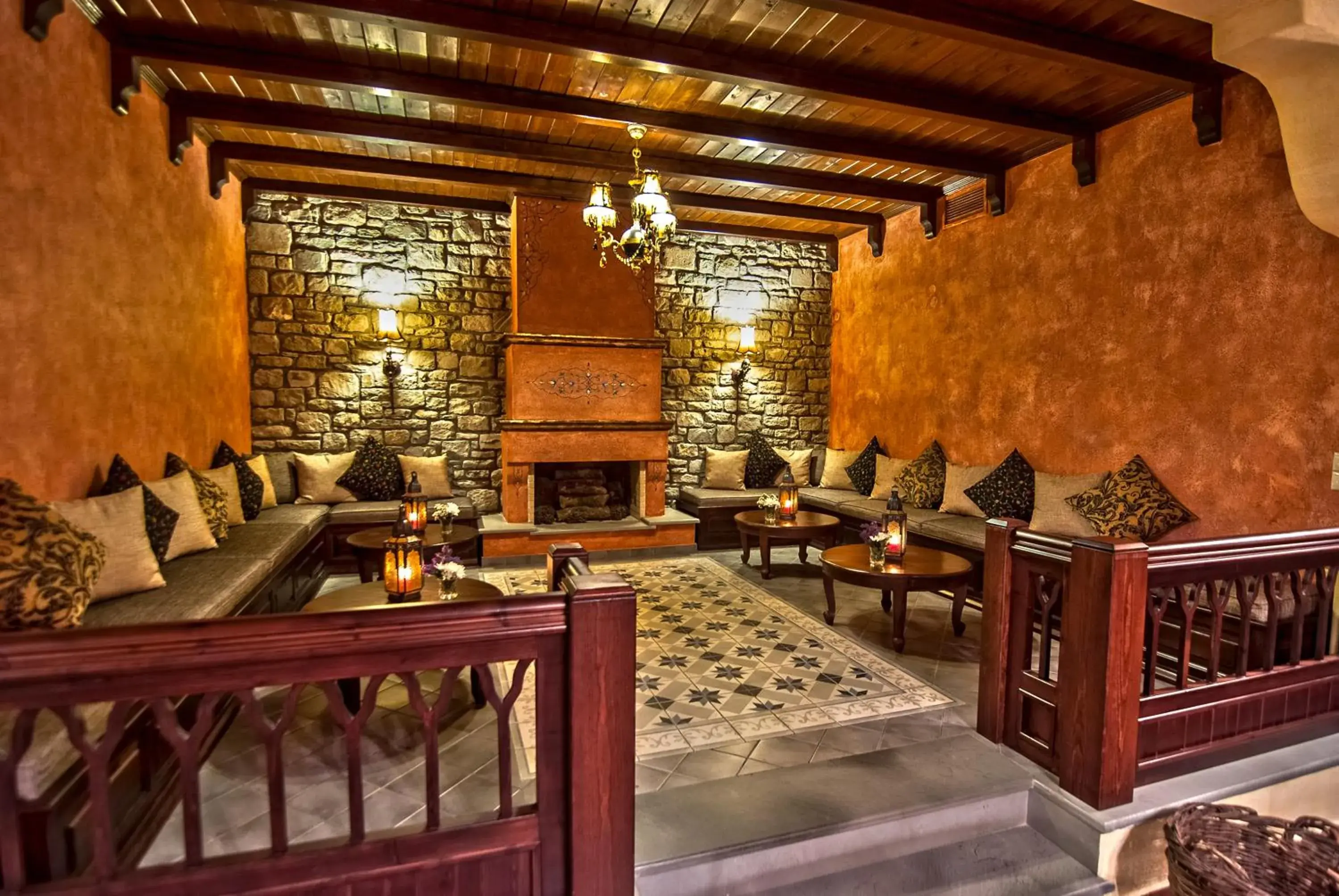 Lobby or reception in Hotel Doupiani House
